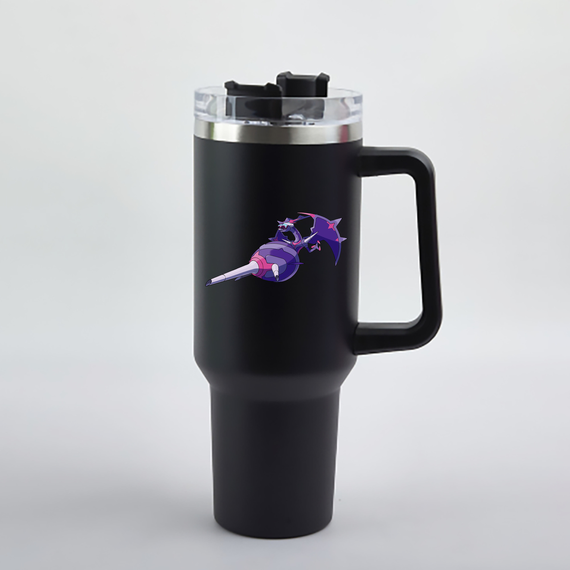 （画像用） ポケットモンスター Pokémon 1200mL車用タンブラー - クリスタルステッカー（プラスチックストロー付き）