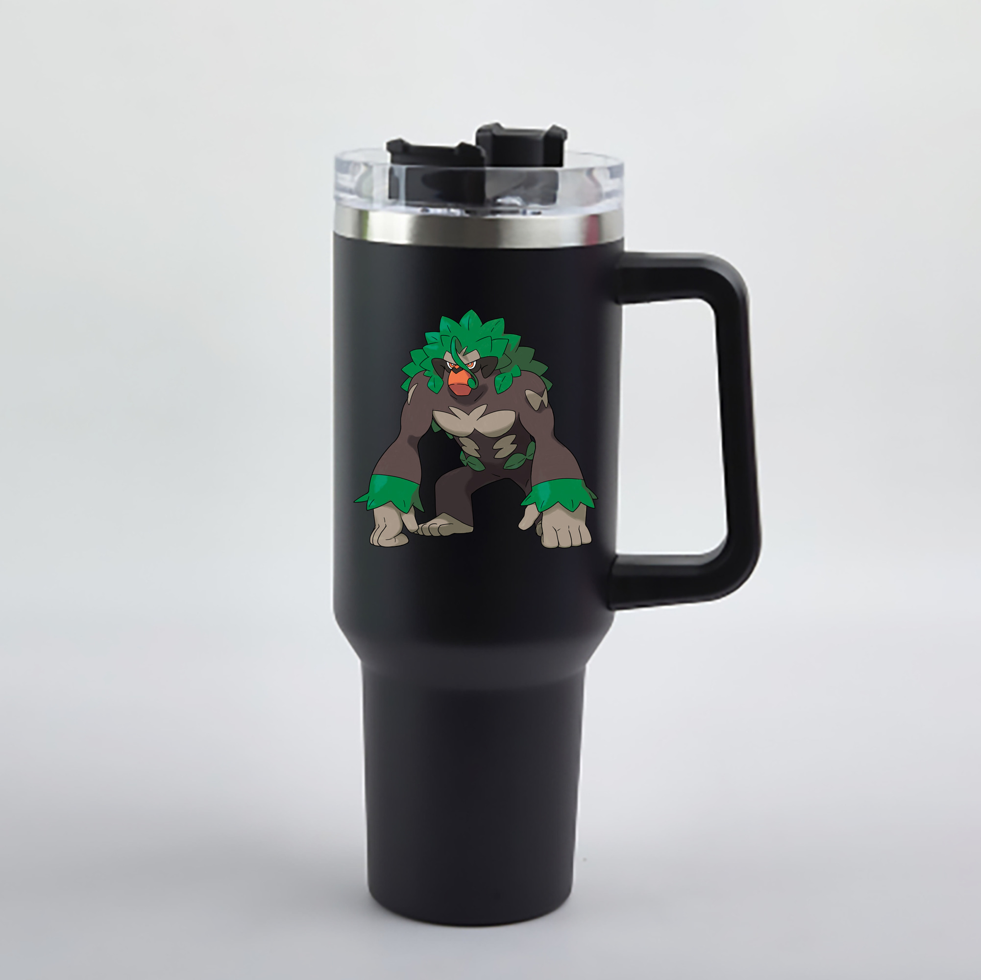 （画像用） ポケットモンスター Pokémon 1200mL車用タンブラー - クリスタルステッカー（プラスチックストロー付き）