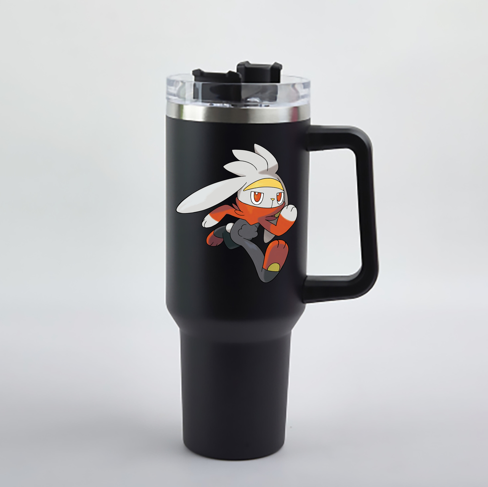 （画像用） ポケットモンスター Pokémon 1200mL車用タンブラー - クリスタルステッカー（プラスチックストロー付き）