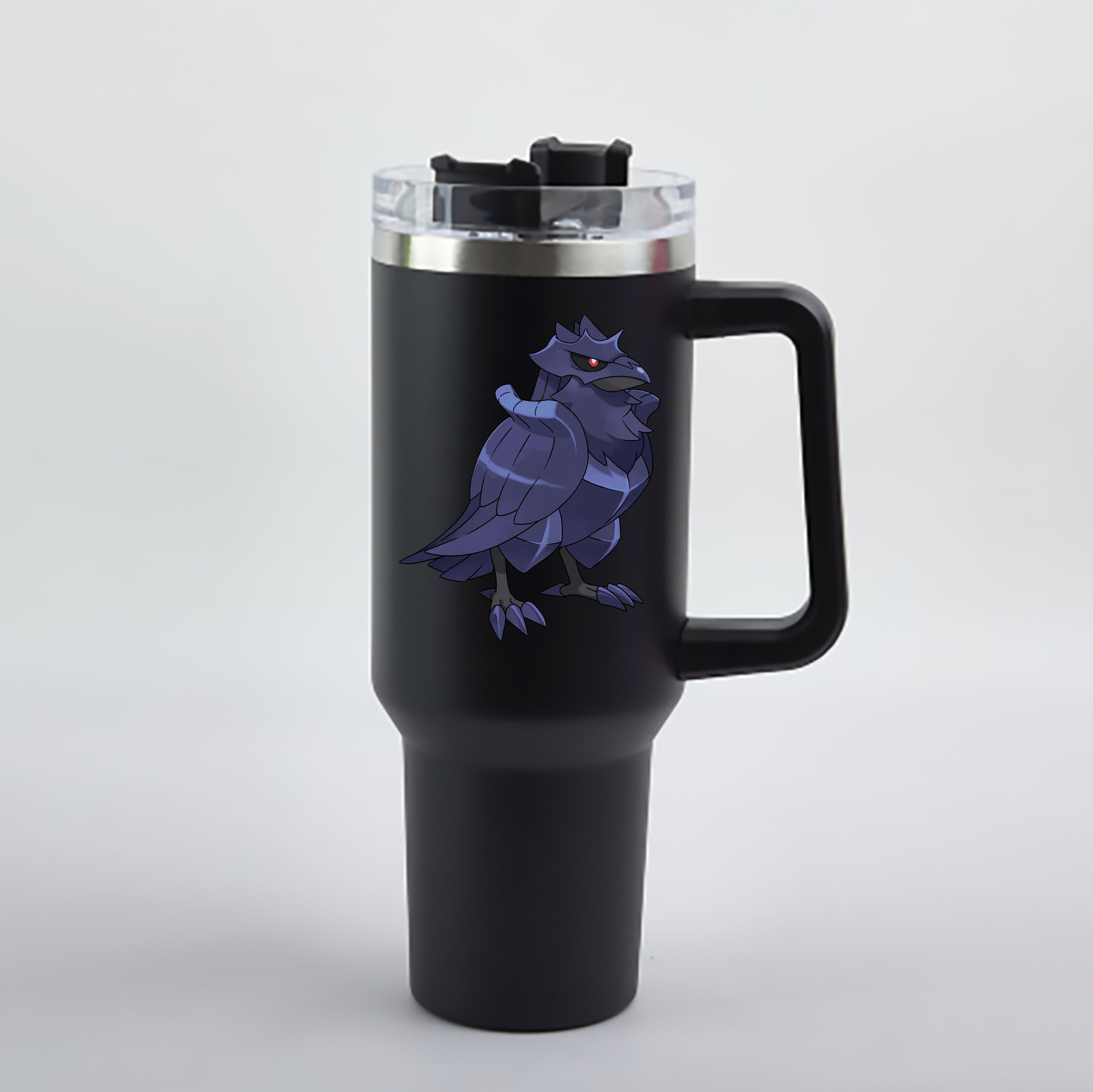 （画像用） ポケットモンスター Pokémon 1200mL車用タンブラー - クリスタルステッカー（プラスチックストロー付き）