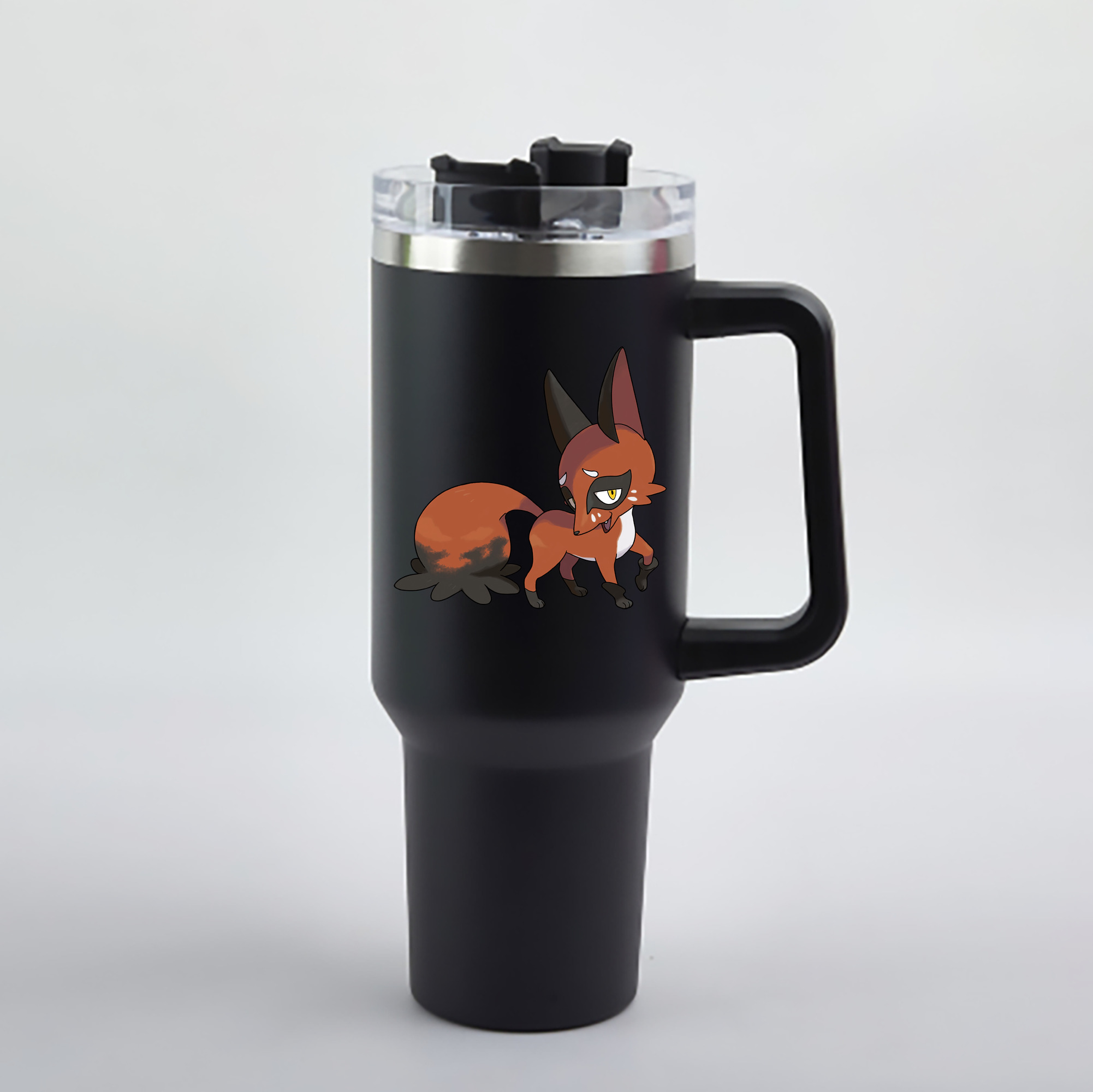 （画像用） ポケットモンスター Pokémon 1200mL車用タンブラー - クリスタルステッカー（プラスチックストロー付き）
