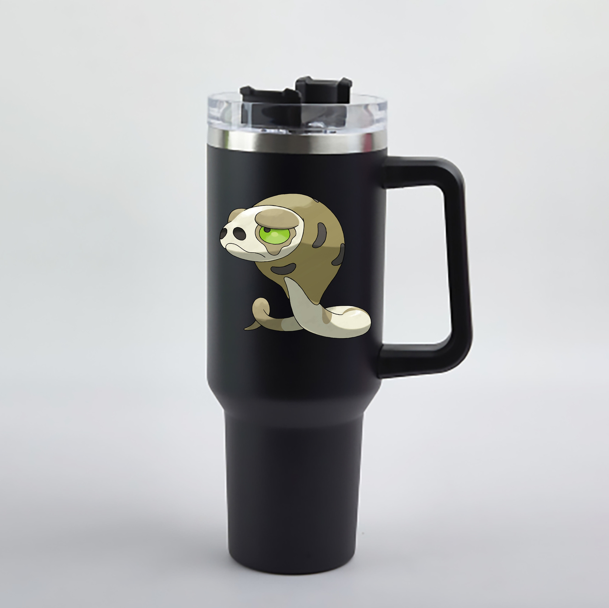 （画像用） ポケットモンスター Pokémon 1200mL車用タンブラー - クリスタルステッカー（プラスチックストロー付き）
