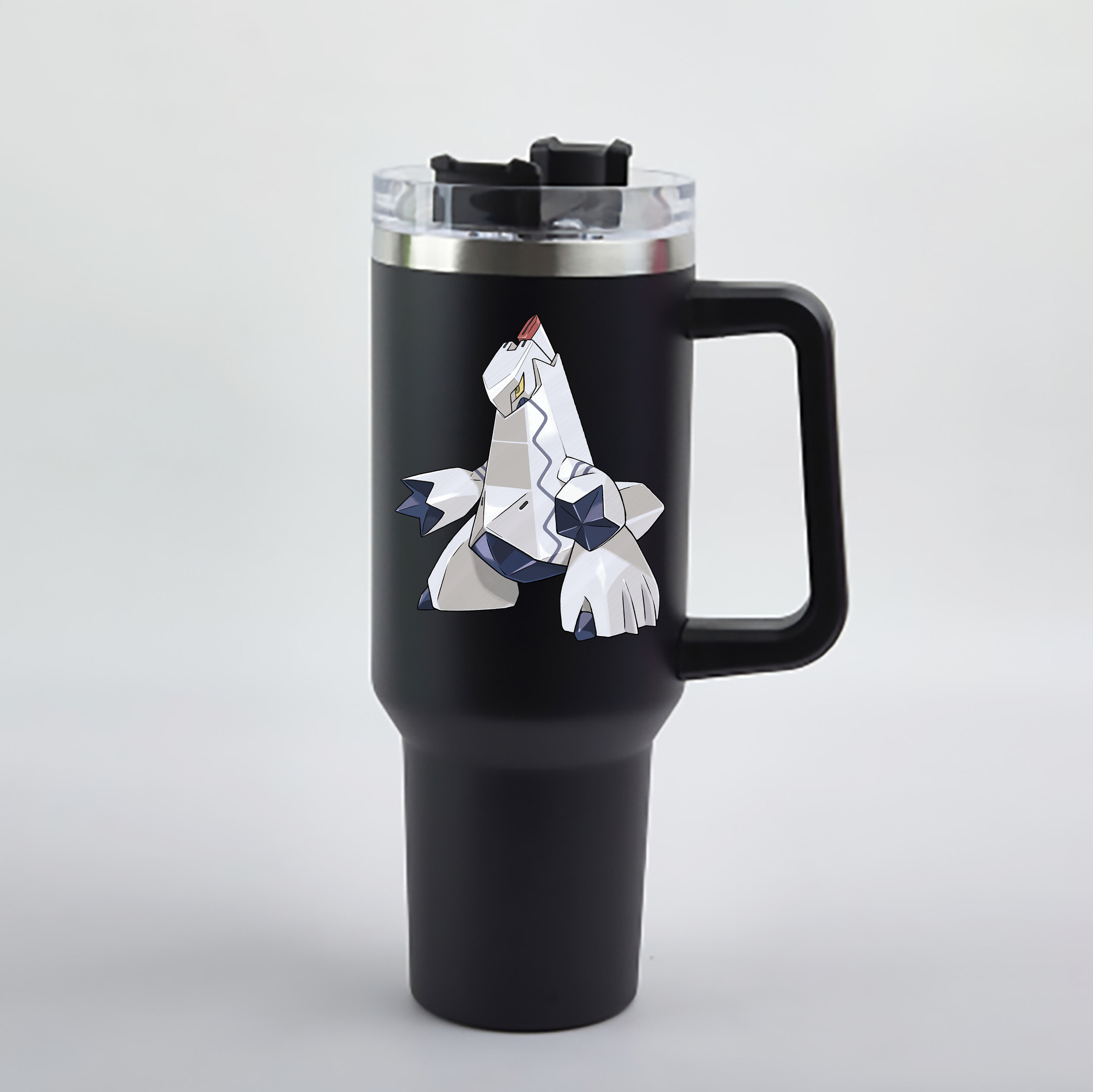 （画像用） ポケットモンスター Pokémon 1200mL車用タンブラー - クリスタルステッカー（プラスチックストロー付き）