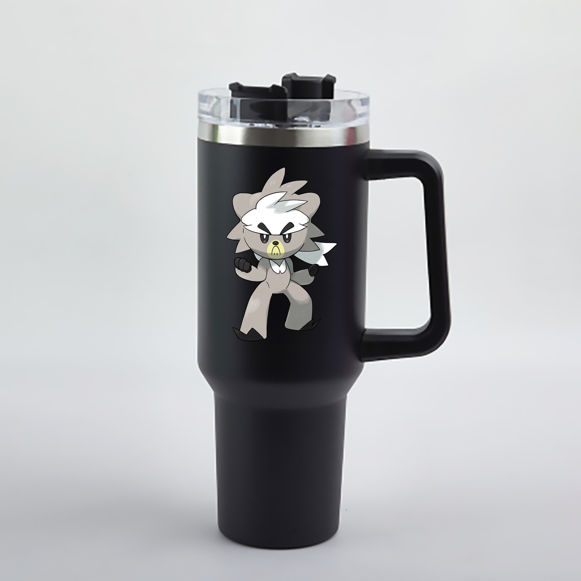 （画像用） ポケットモンスター Pokémon 1200mL車用タンブラー - クリスタルステッカー（プラスチックストロー付き）