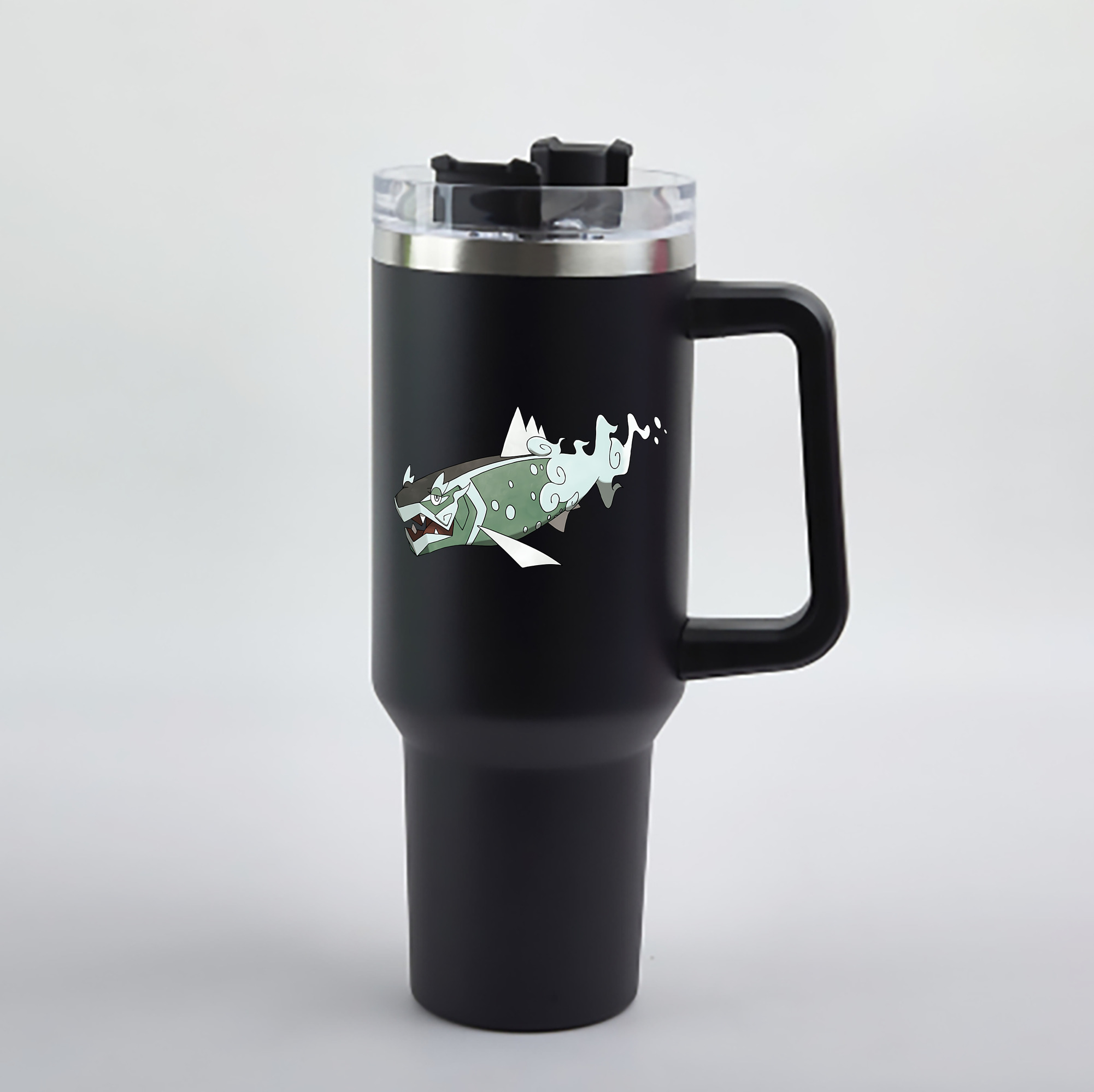 （画像用） ポケットモンスター Pokémon 1200mL車用タンブラー - クリスタルステッカー（プラスチックストロー付き）