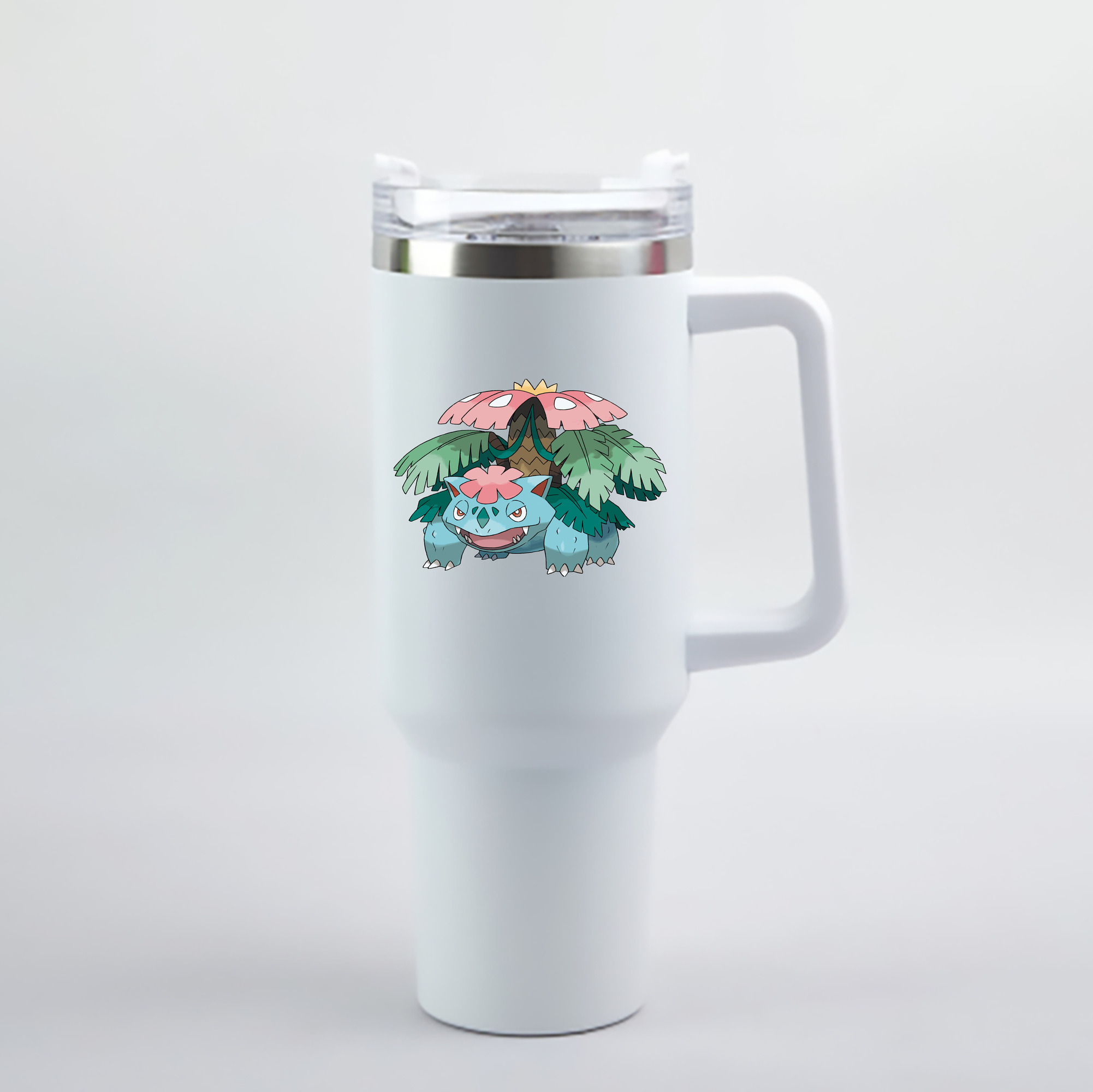 （画像用） ポケットモンスター Pokémon 1200mL車用タンブラー - クリスタルステッカー（プラスチックストロー付き）