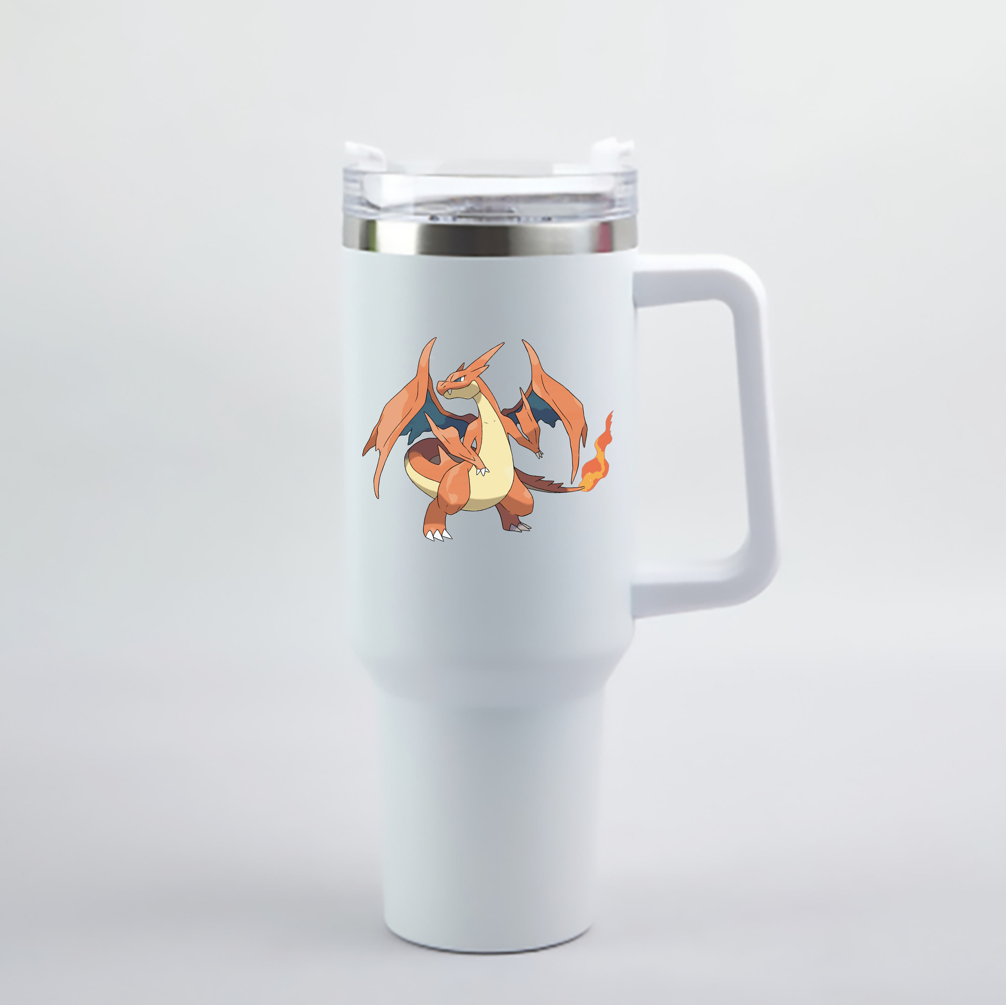 （画像用） ポケットモンスター Pokémon 1200mL車用タンブラー - クリスタルステッカー（プラスチックストロー付き）