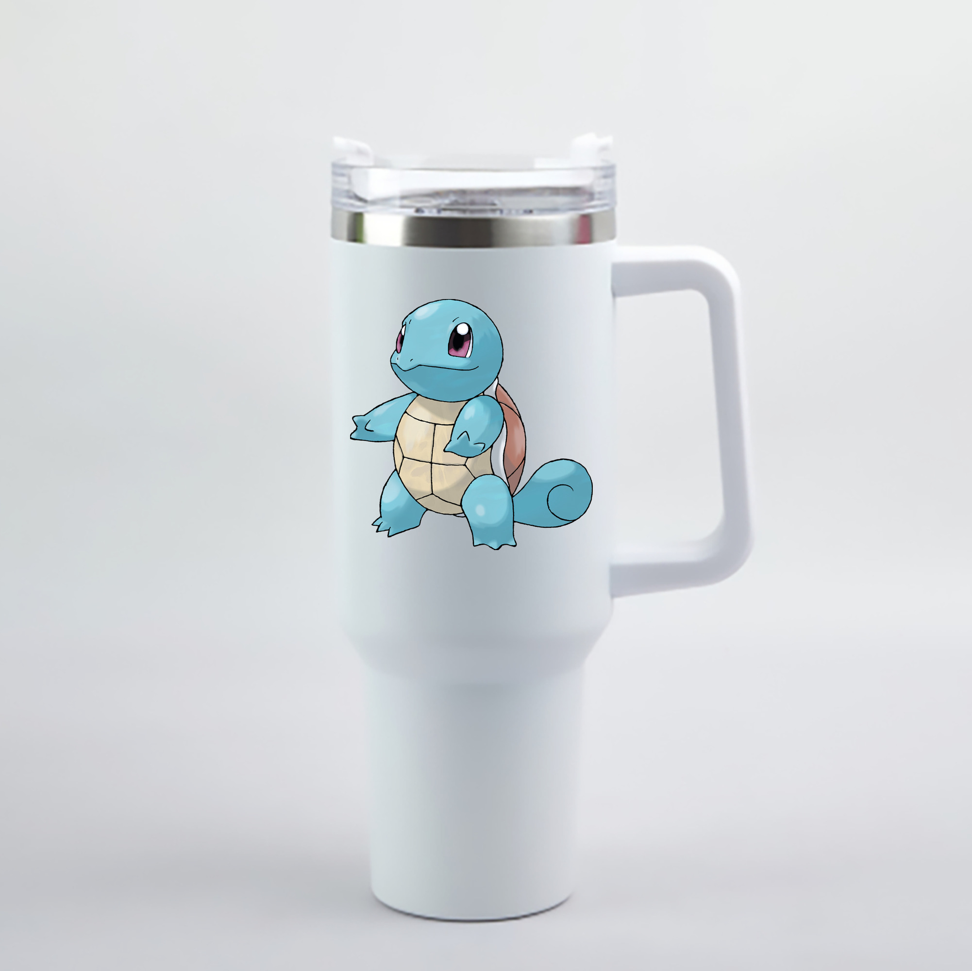 （画像用） ポケットモンスター Pokémon 1200mL車用タンブラー - クリスタルステッカー（プラスチックストロー付き）