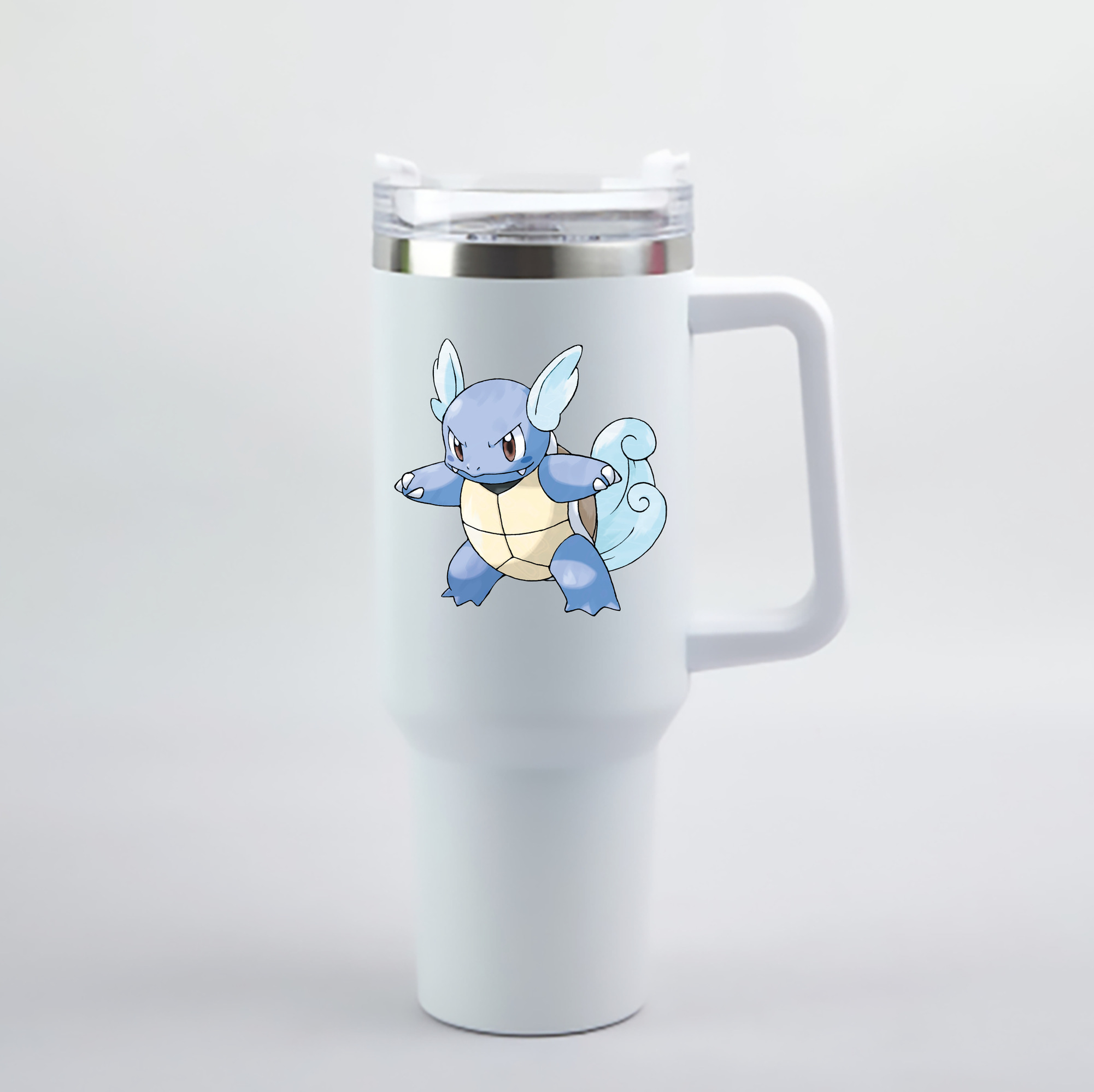 （画像用） ポケットモンスター Pokémon 1200mL車用タンブラー - クリスタルステッカー（プラスチックストロー付き）