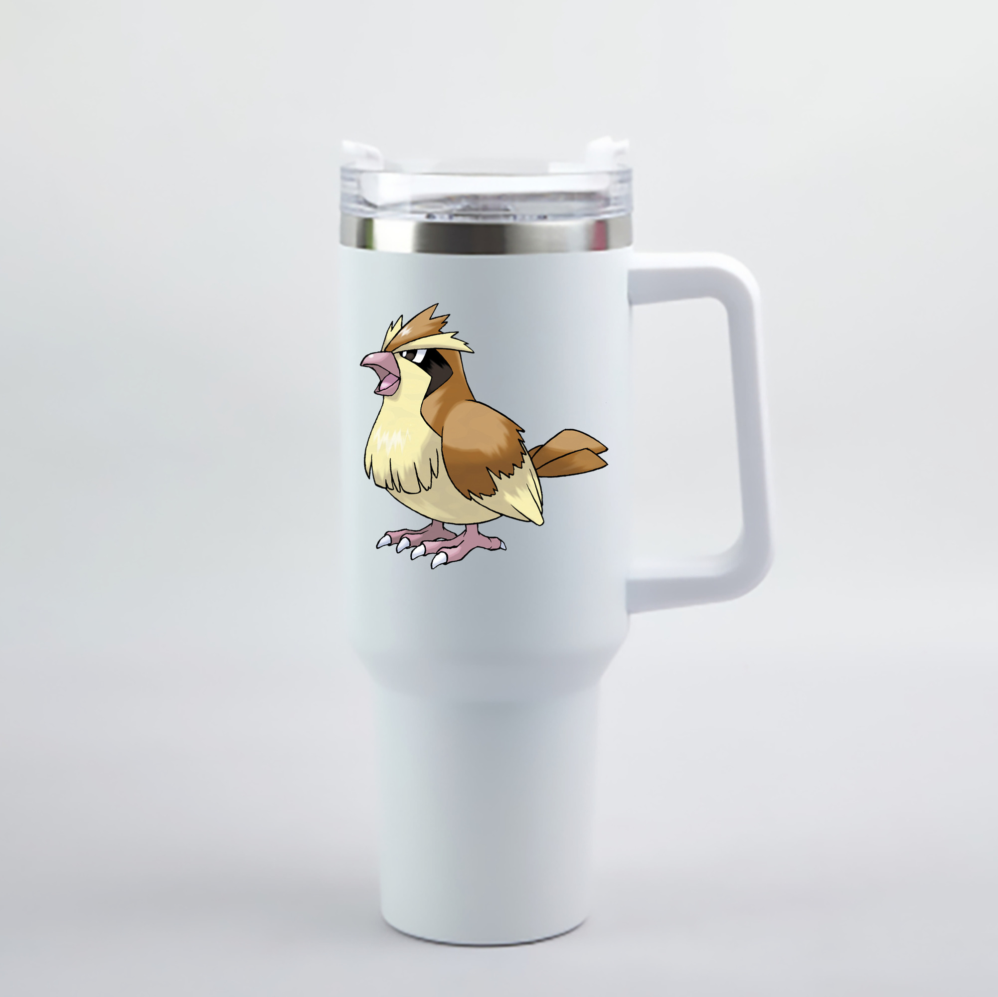 （画像用） ポケットモンスター Pokémon 1200mL車用タンブラー - クリスタルステッカー（プラスチックストロー付き）