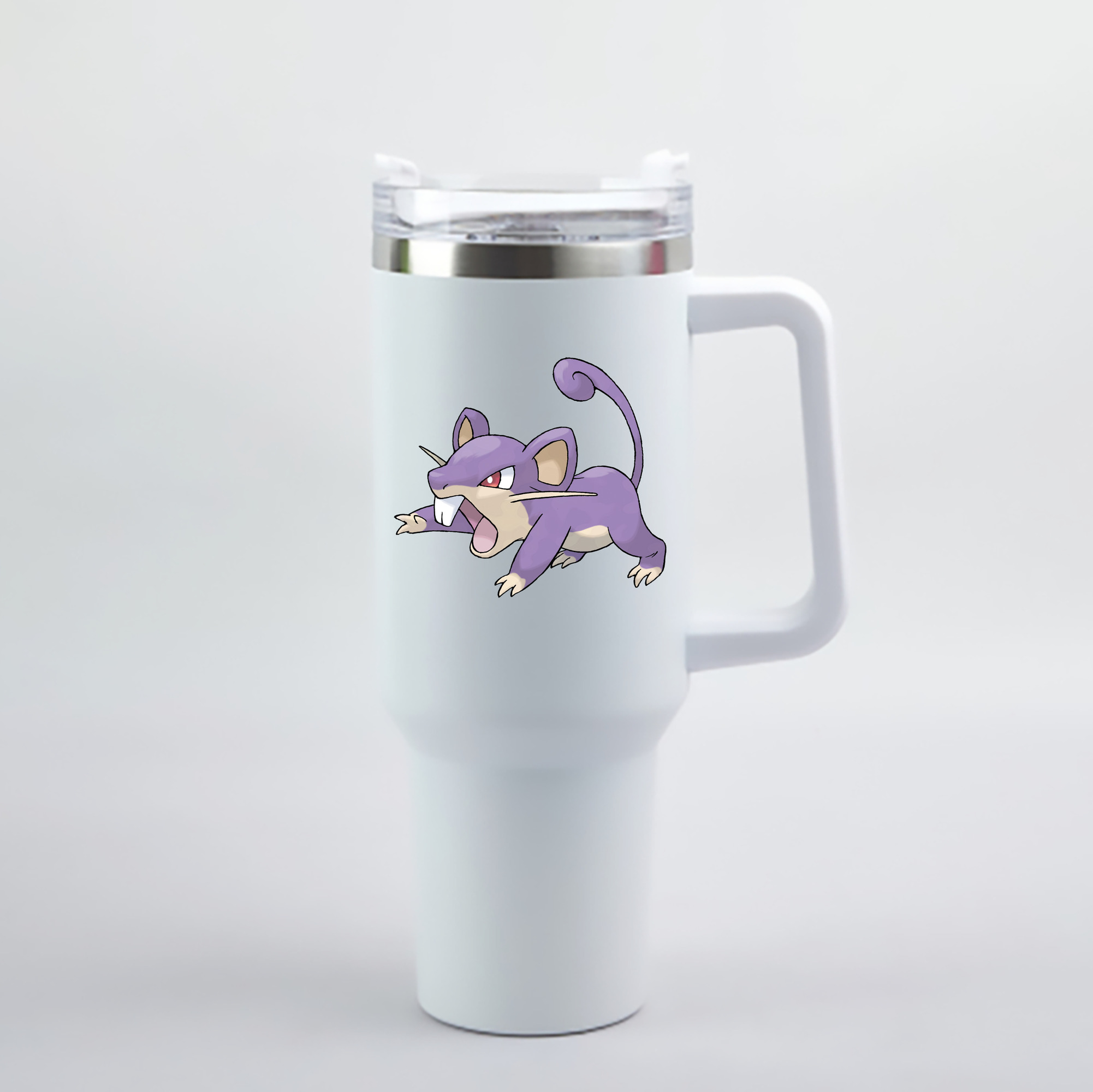 （画像用） ポケットモンスター Pokémon 1200mL車用タンブラー - クリスタルステッカー（プラスチックストロー付き）