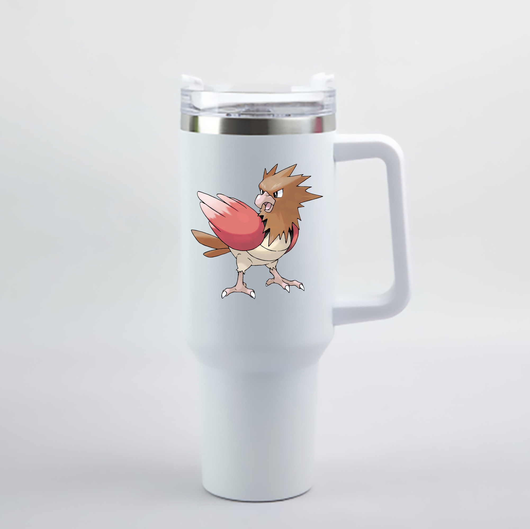 （画像用） ポケットモンスター Pokémon 1200mL車用タンブラー - クリスタルステッカー（プラスチックストロー付き）