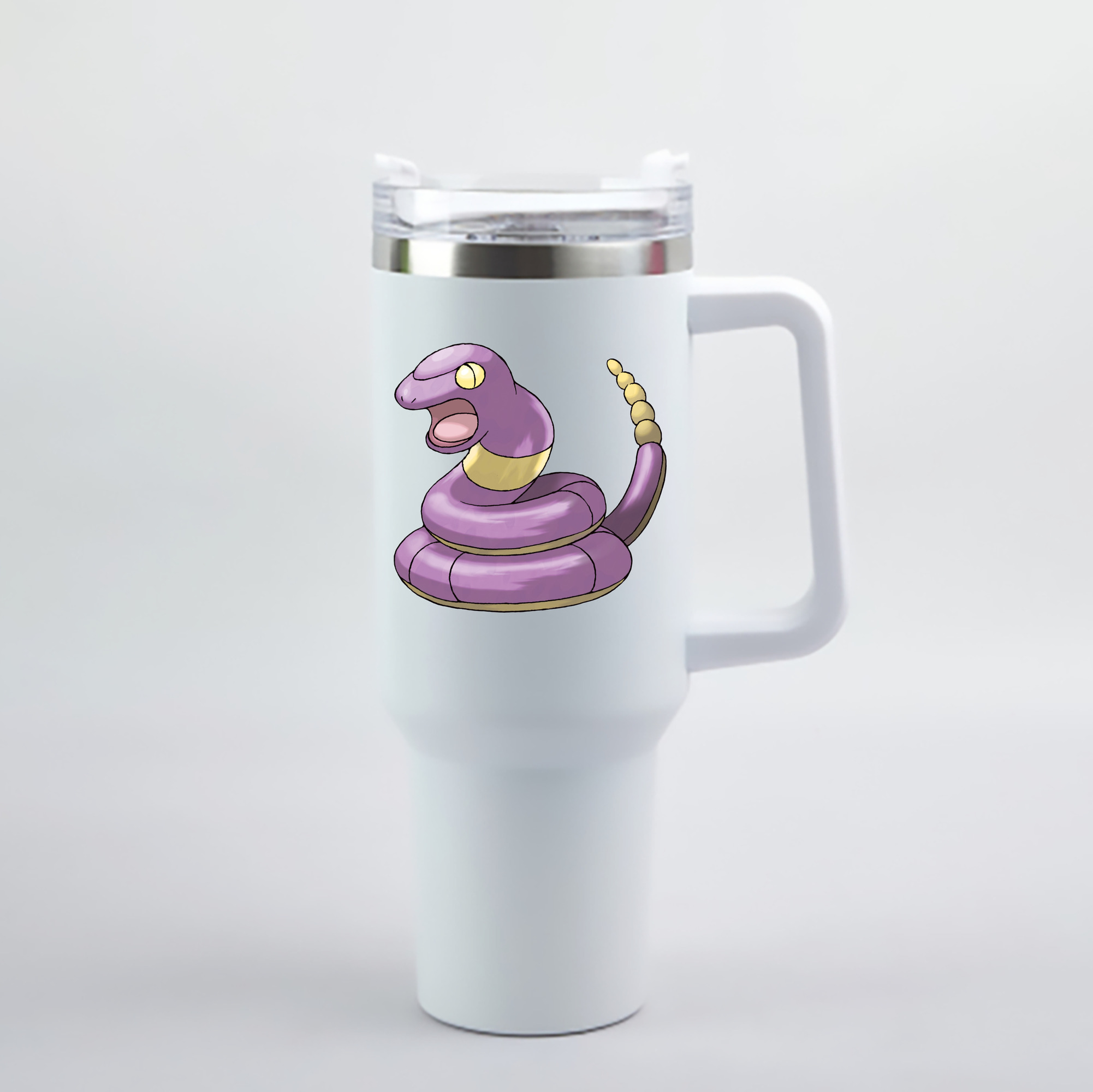 （画像用） ポケットモンスター Pokémon 1200mL車用タンブラー - クリスタルステッカー（プラスチックストロー付き）