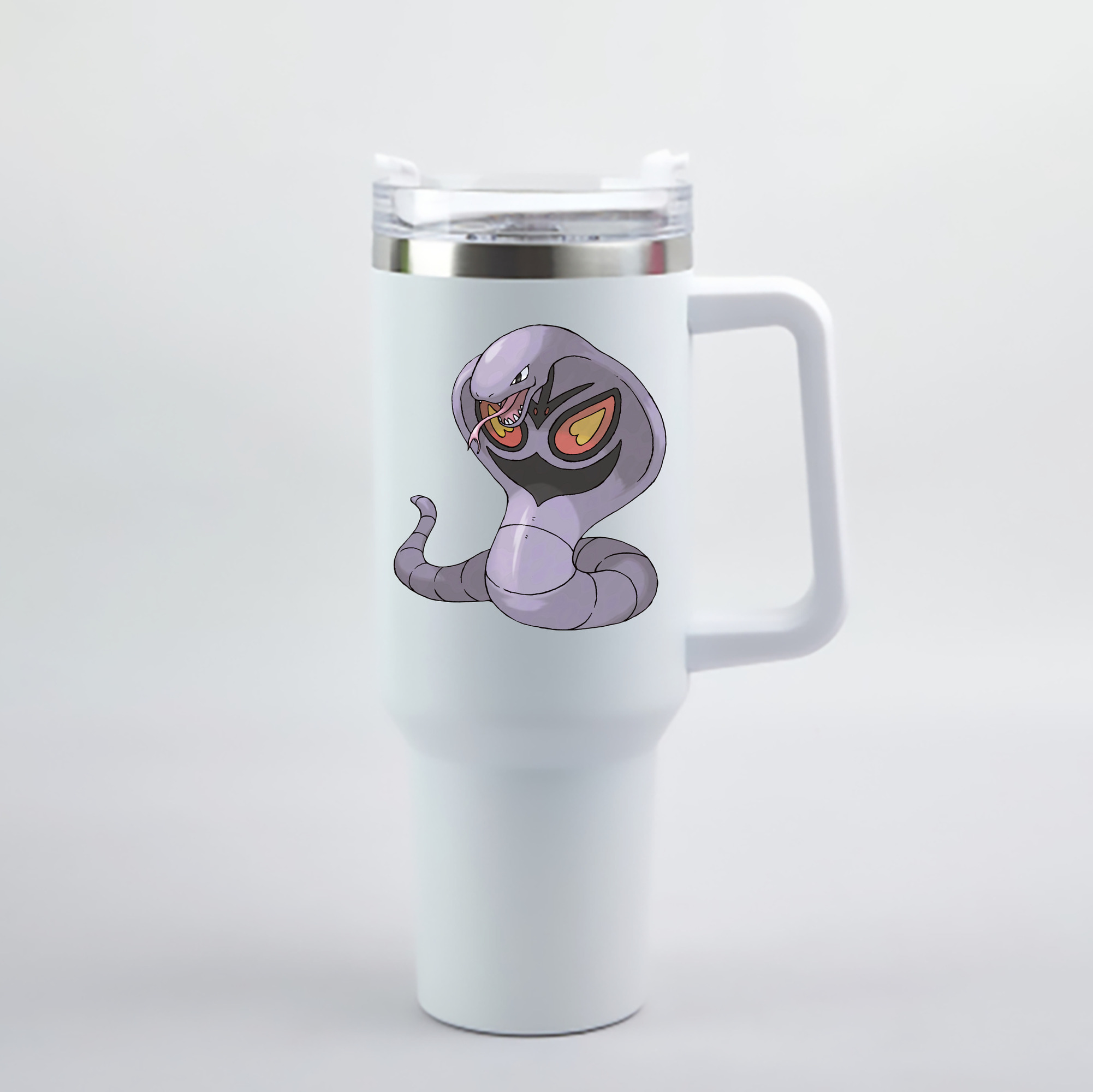 （画像用） ポケットモンスター Pokémon 1200mL車用タンブラー - クリスタルステッカー（プラスチックストロー付き）