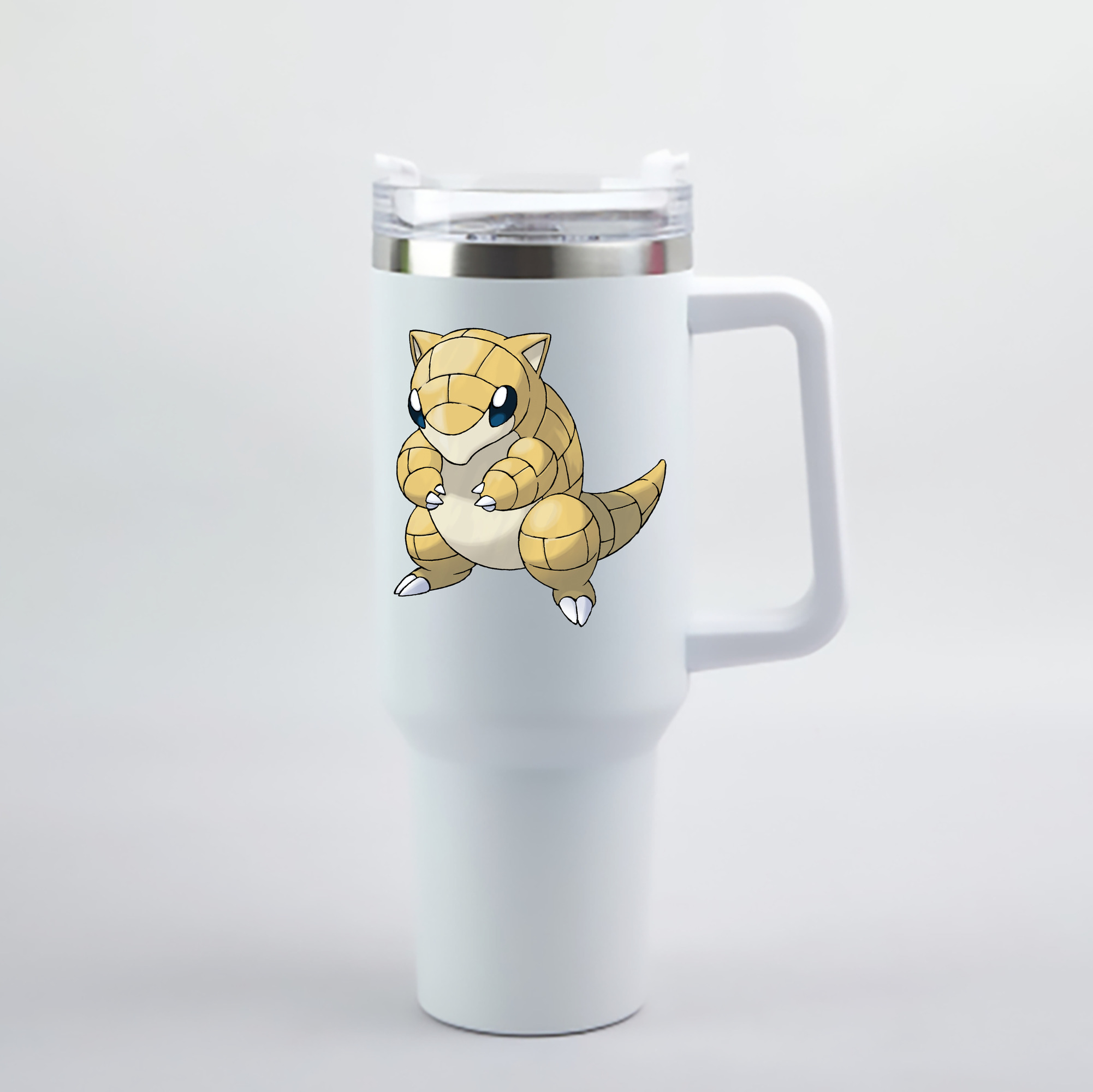 （画像用） ポケットモンスター Pokémon 1200mL車用タンブラー - クリスタルステッカー（プラスチックストロー付き）