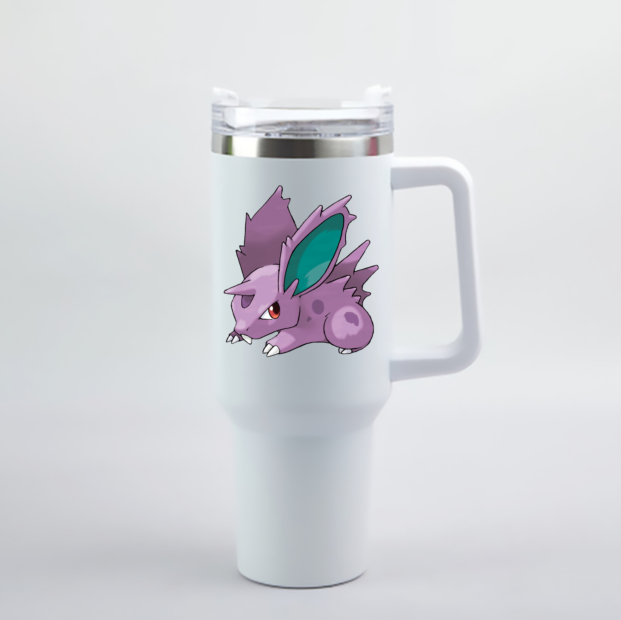（画像用） ポケットモンスター Pokémon 1200mL車用タンブラー - クリスタルステッカー（プラスチックストロー付き）