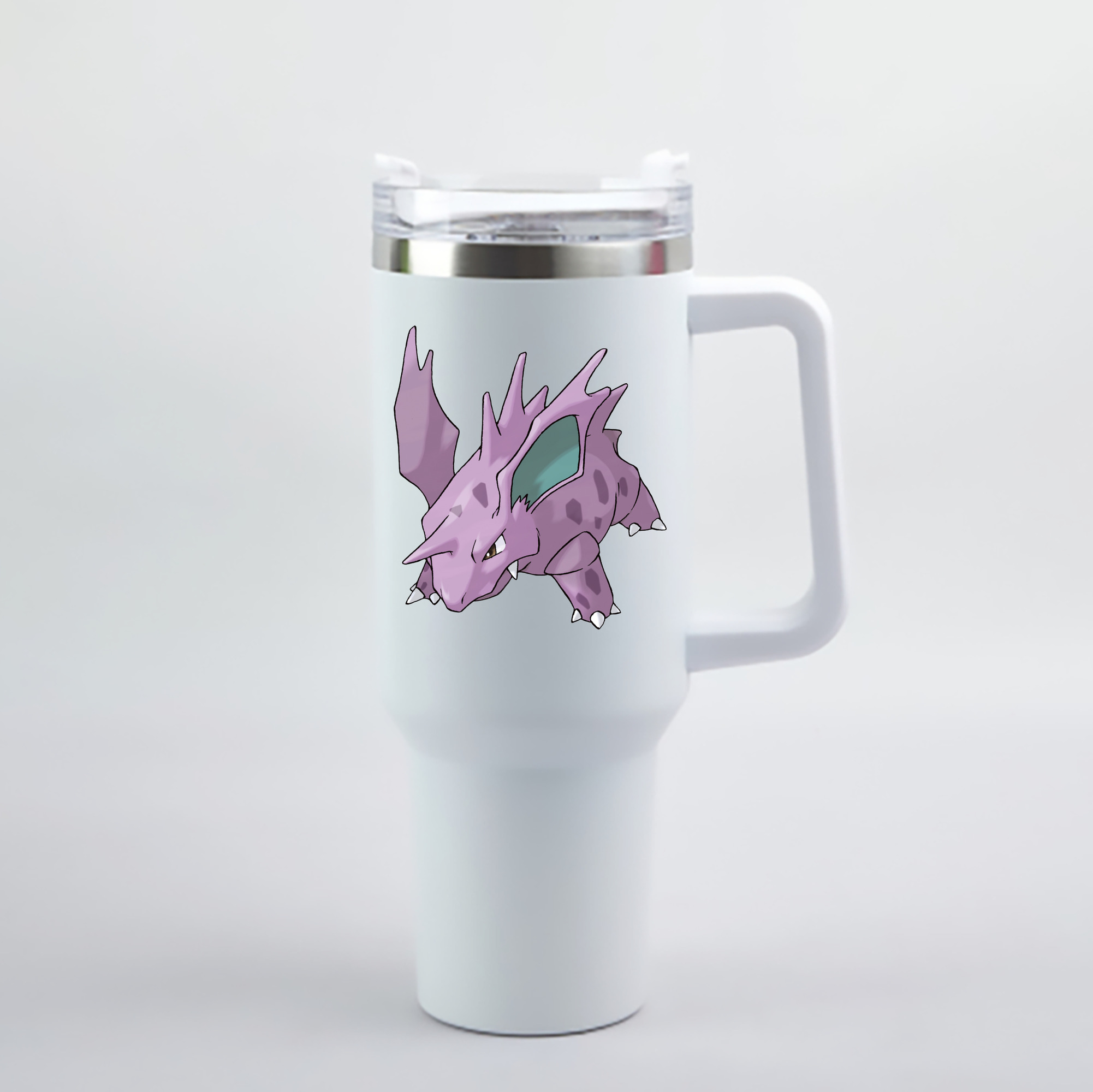 （画像用） ポケットモンスター Pokémon 1200mL車用タンブラー - クリスタルステッカー（プラスチックストロー付き）