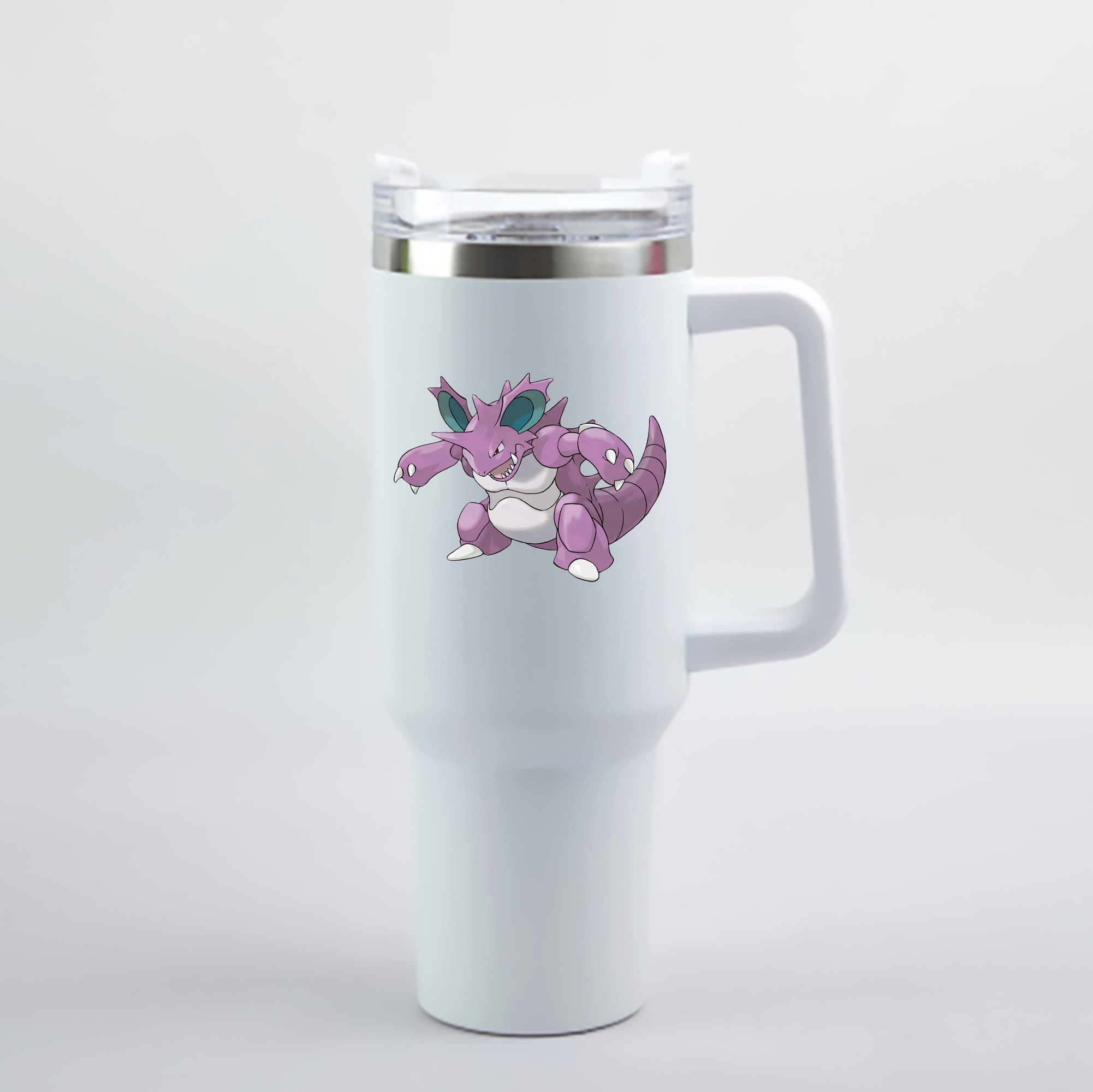 （画像用） ポケットモンスター Pokémon 1200mL車用タンブラー - クリスタルステッカー（プラスチックストロー付き）