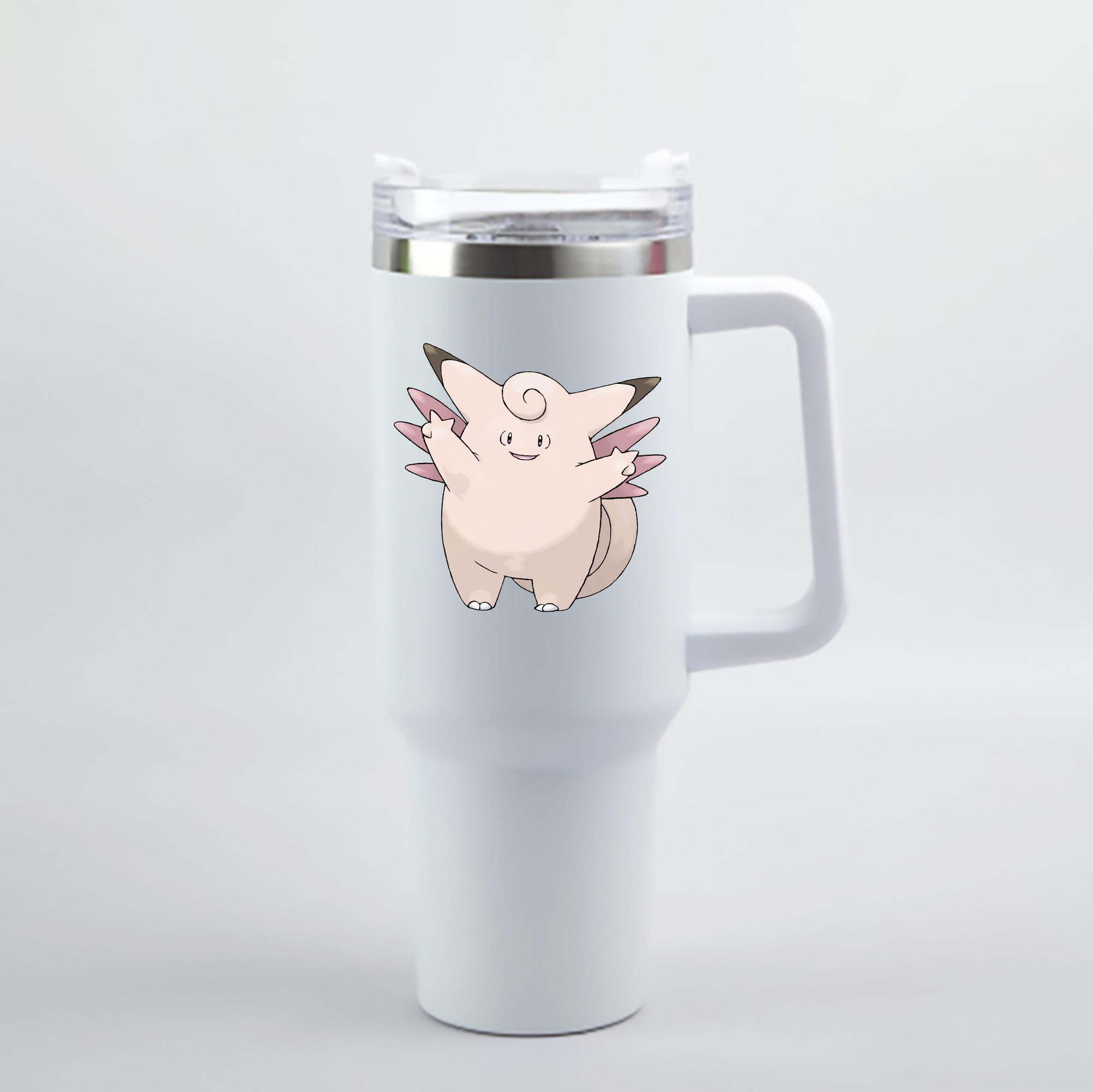 （画像用） ポケットモンスター Pokémon 1200mL車用タンブラー - クリスタルステッカー（プラスチックストロー付き）