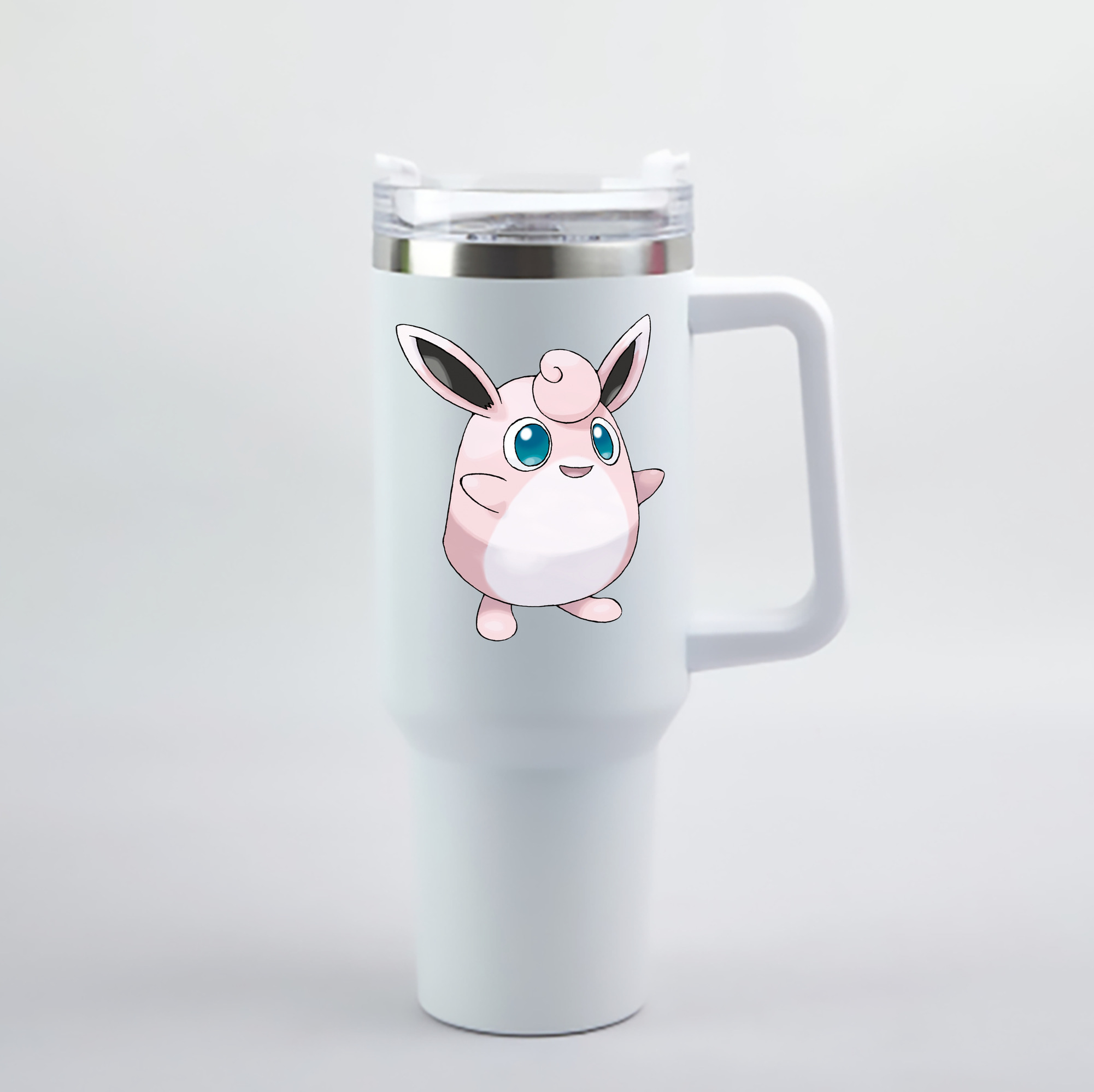 （画像用） ポケットモンスター Pokémon 1200mL車用タンブラー - クリスタルステッカー（プラスチックストロー付き）