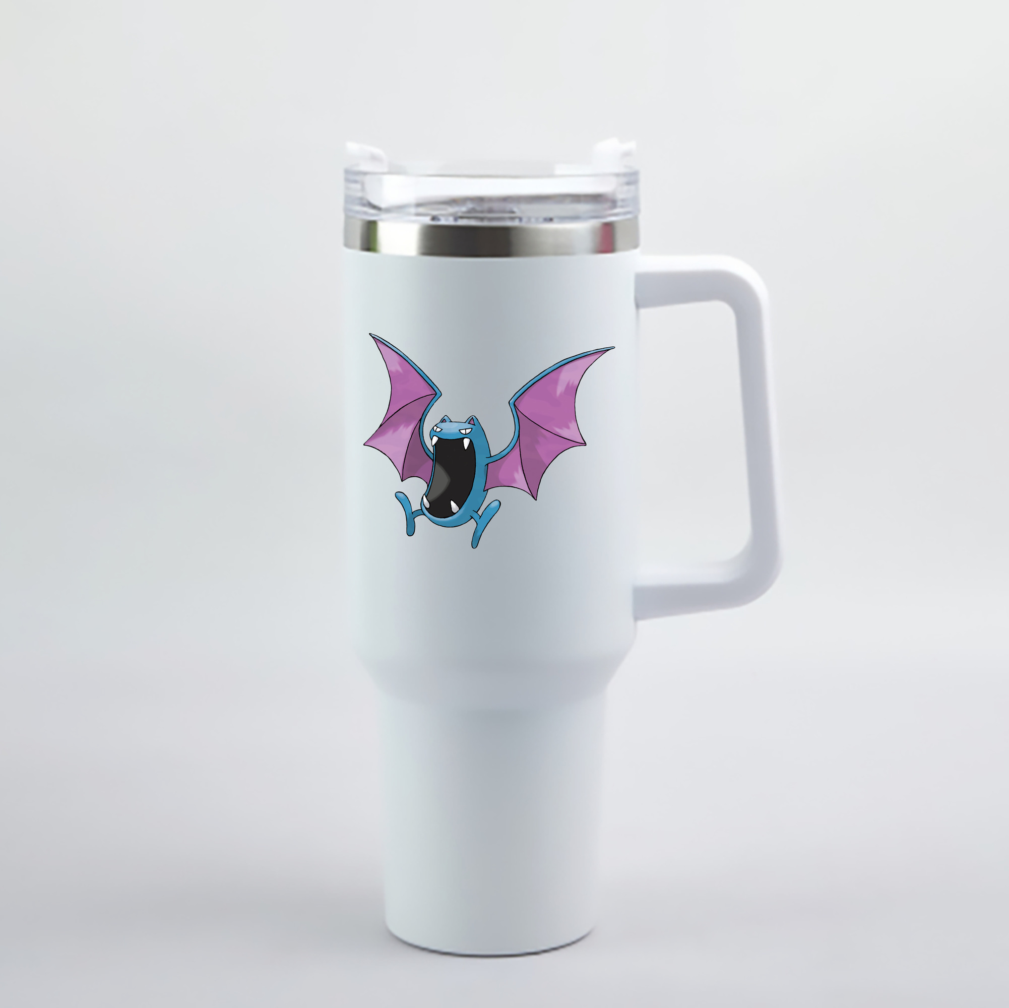 （画像用） ポケットモンスター Pokémon 1200mL車用タンブラー - クリスタルステッカー（プラスチックストロー付き）