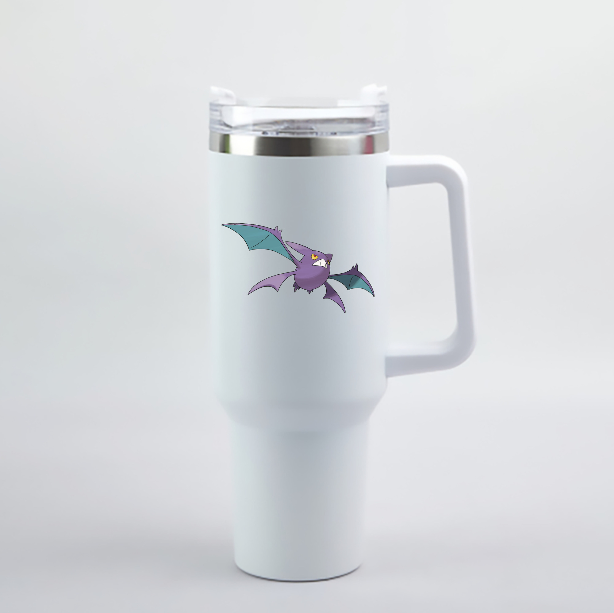 （画像用） ポケットモンスター Pokémon 1200mL車用タンブラー - クリスタルステッカー（プラスチックストロー付き）