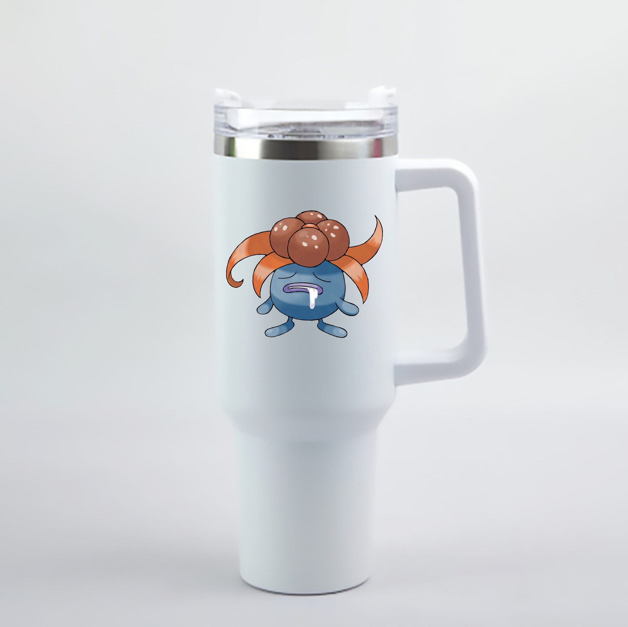 （画像用） ポケットモンスター Pokémon 1200mL車用タンブラー - クリスタルステッカー（プラスチックストロー付き）