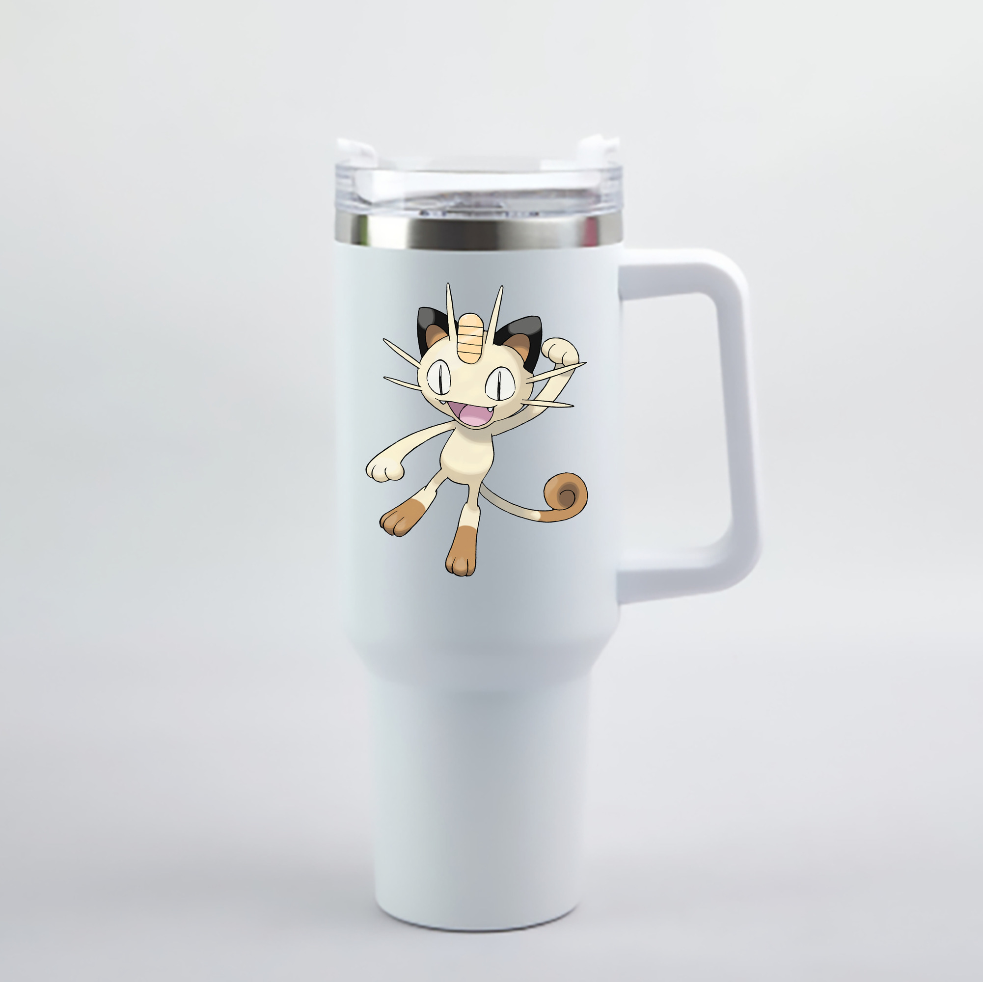 （画像用） ポケットモンスター Pokémon 1200mL車用タンブラー - クリスタルステッカー（プラスチックストロー付き）