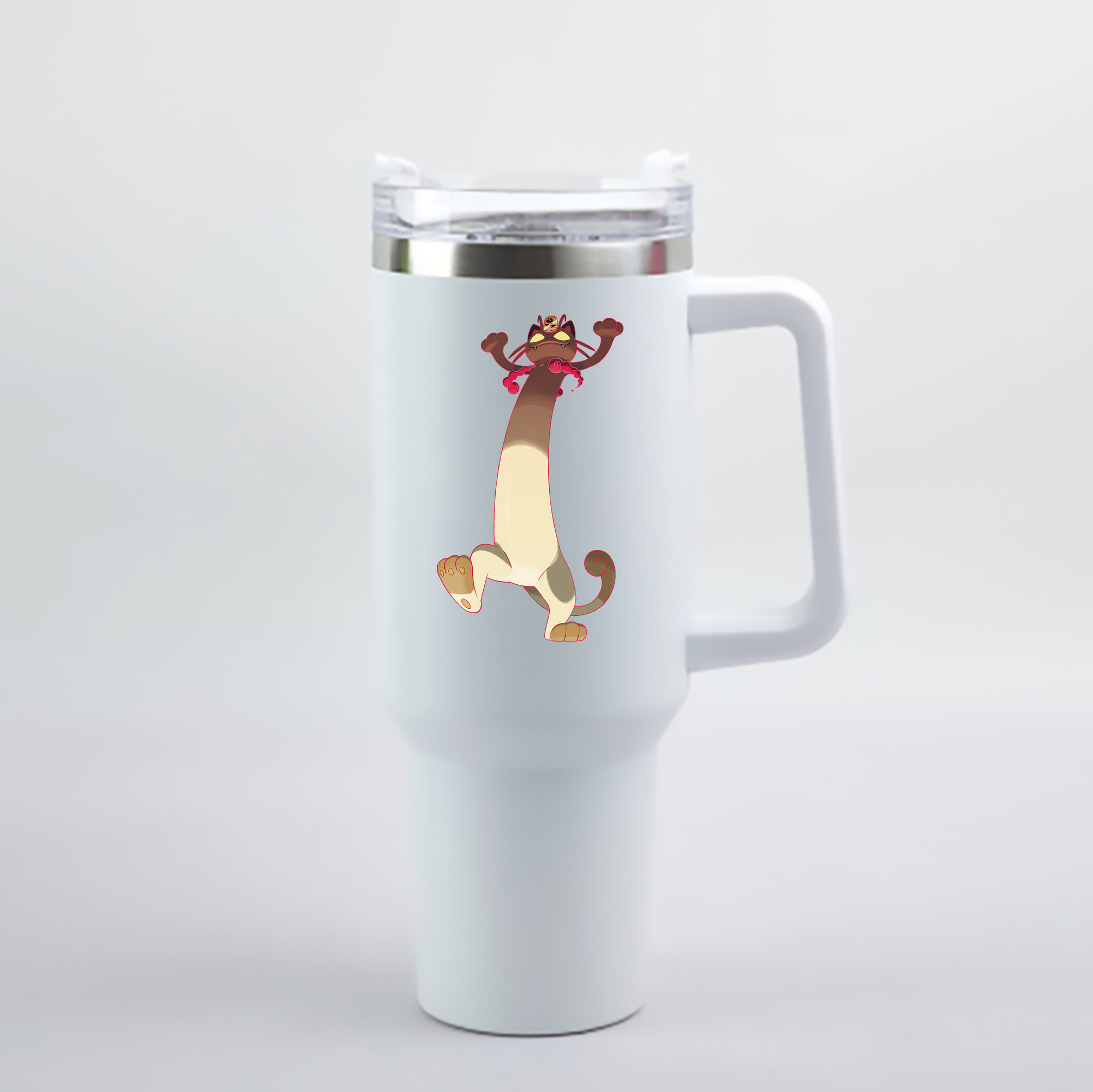 （画像用） ポケットモンスター Pokémon 1200mL車用タンブラー - クリスタルステッカー（プラスチックストロー付き）