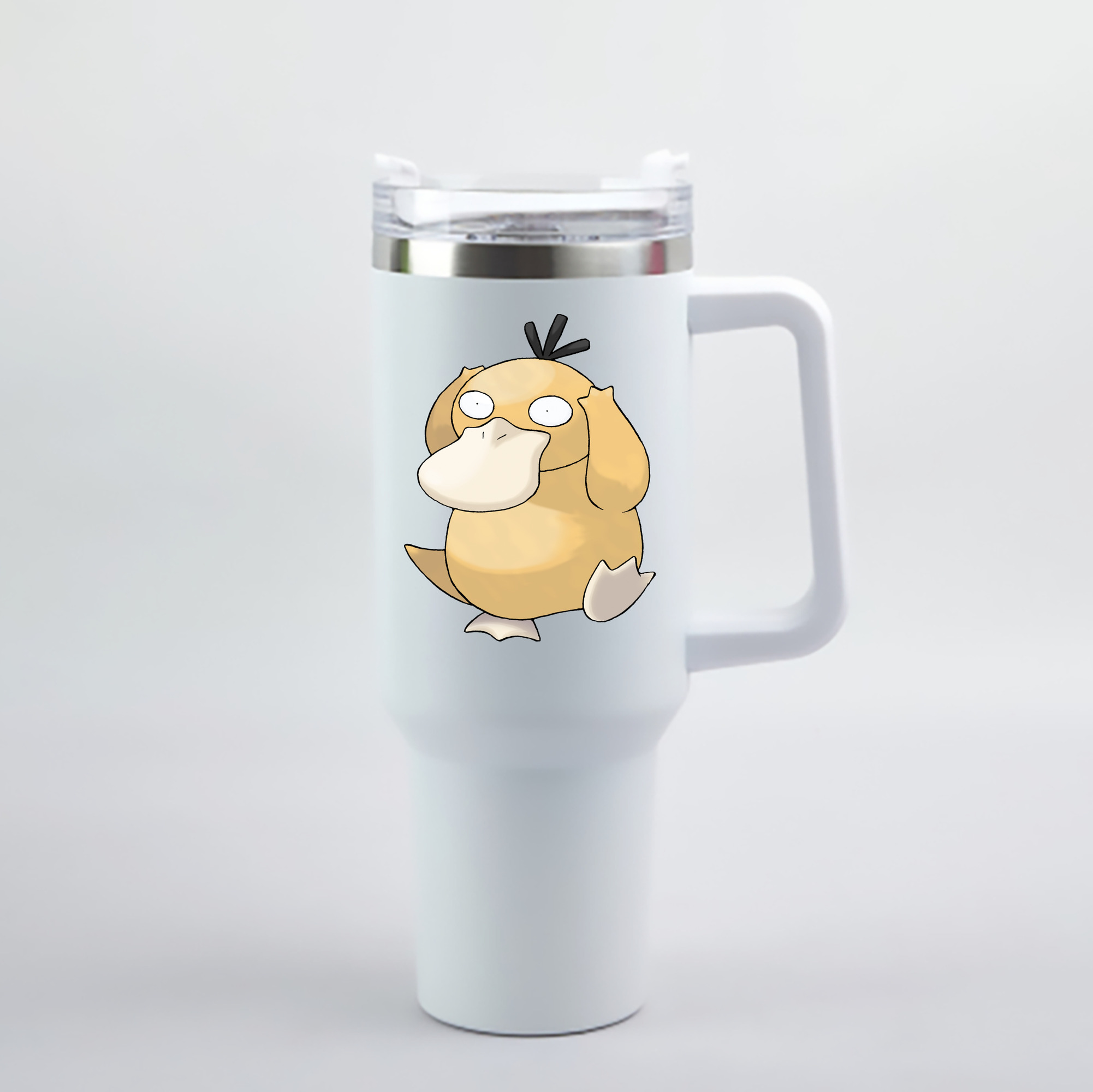 （画像用） ポケットモンスター Pokémon 1200mL車用タンブラー - クリスタルステッカー（プラスチックストロー付き）