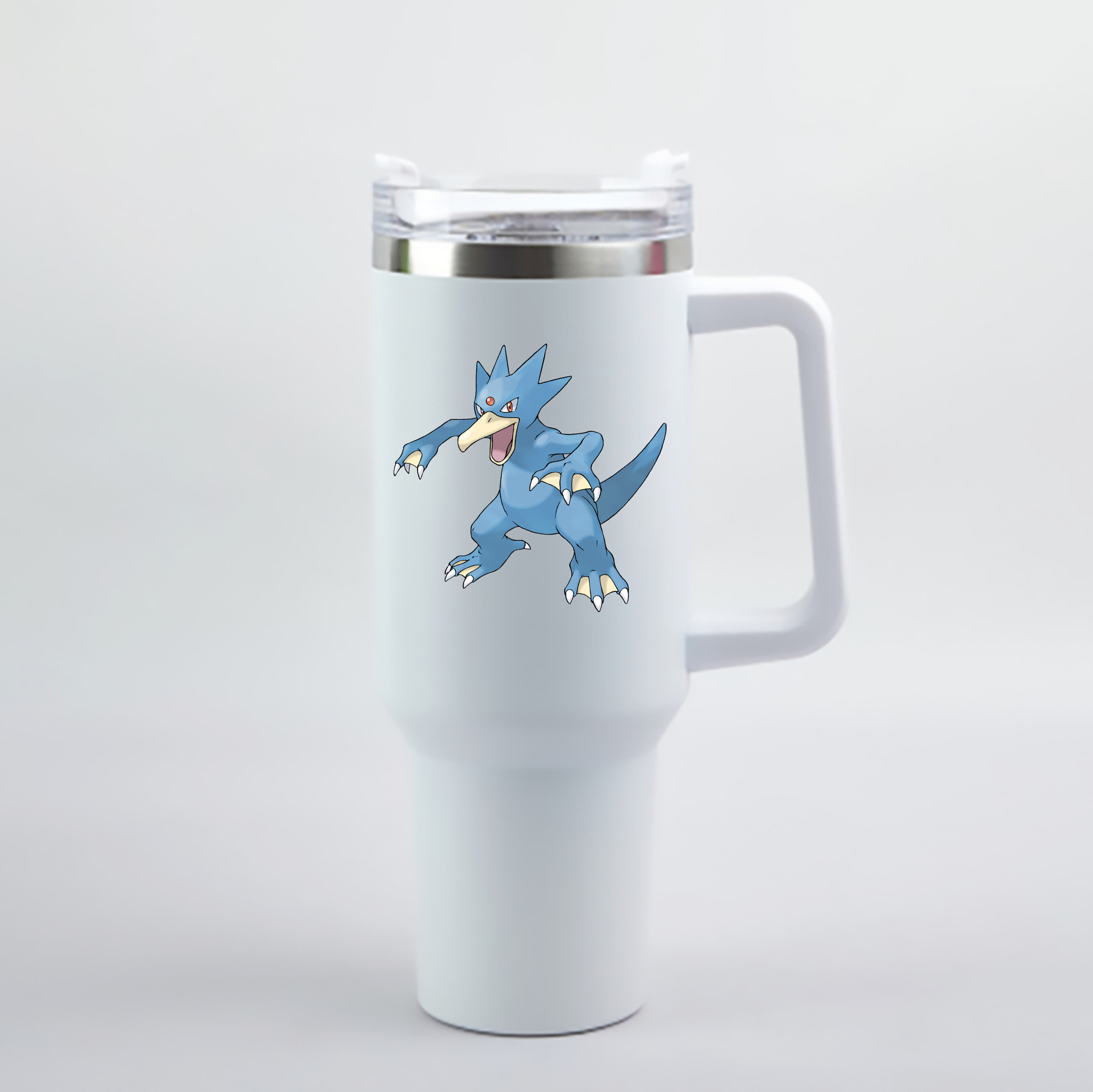 （画像用） ポケットモンスター Pokémon 1200mL車用タンブラー - クリスタルステッカー（プラスチックストロー付き）