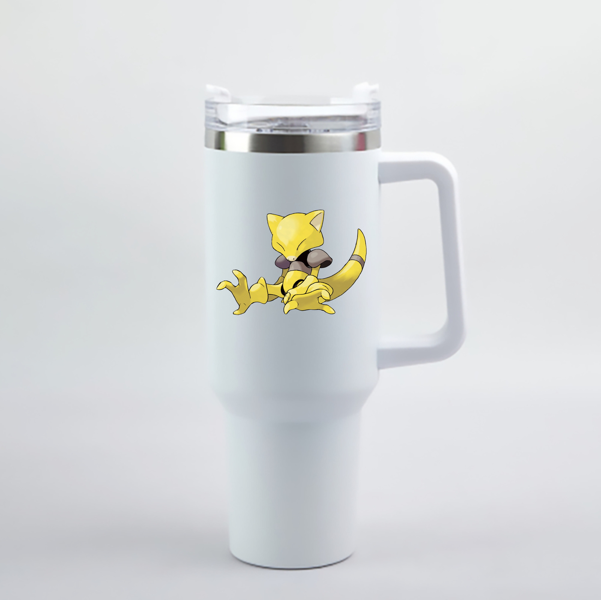 （画像用） ポケットモンスター Pokémon 1200mL車用タンブラー - クリスタルステッカー（プラスチックストロー付き）