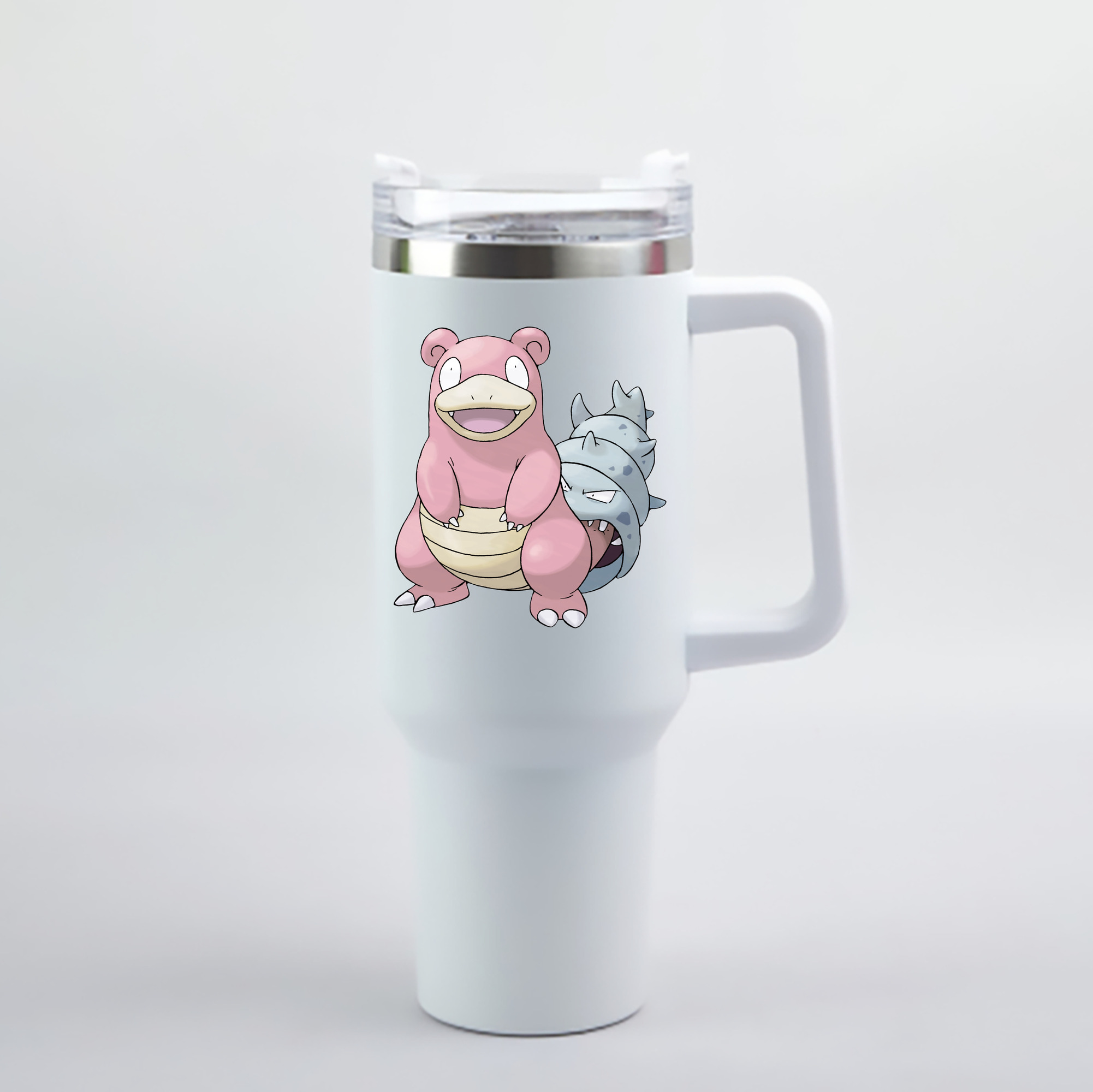 （画像用） ポケットモンスター Pokémon 1200mL車用タンブラー - クリスタルステッカー（プラスチックストロー付き）