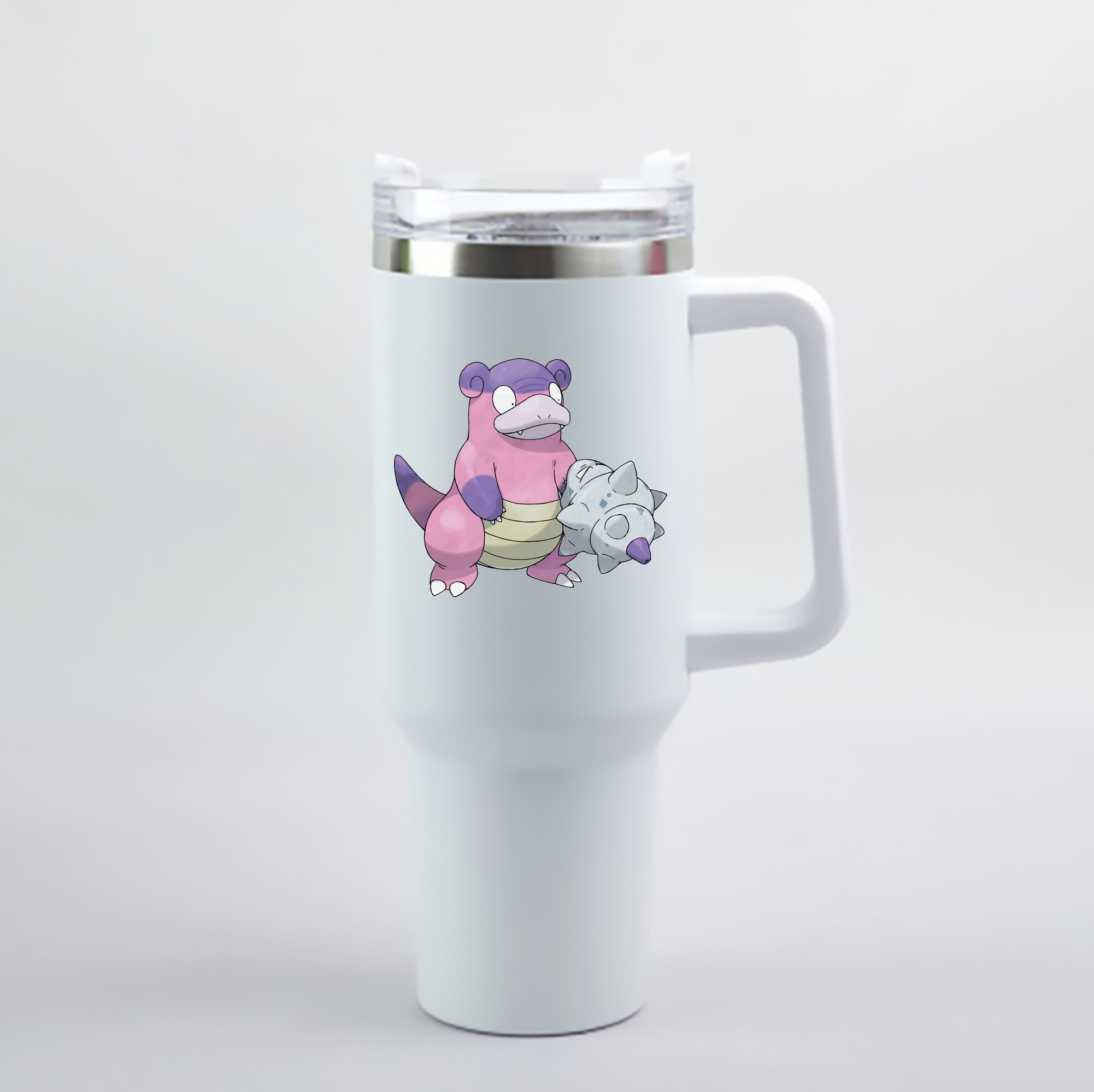 （画像用） ポケットモンスター Pokémon 1200mL車用タンブラー - クリスタルステッカー（プラスチックストロー付き）