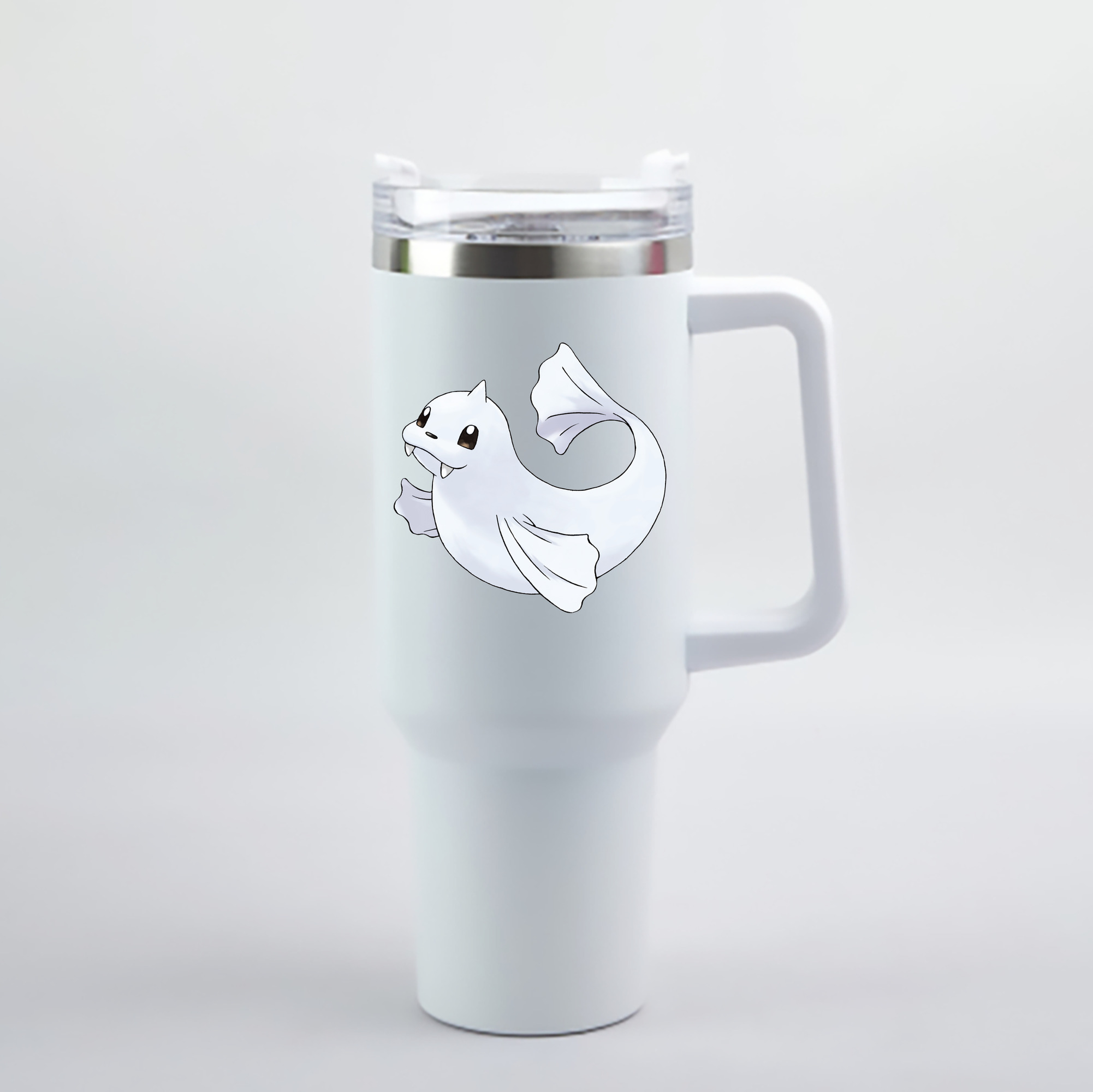 （画像用） ポケットモンスター Pokémon 1200mL車用タンブラー - クリスタルステッカー（プラスチックストロー付き）