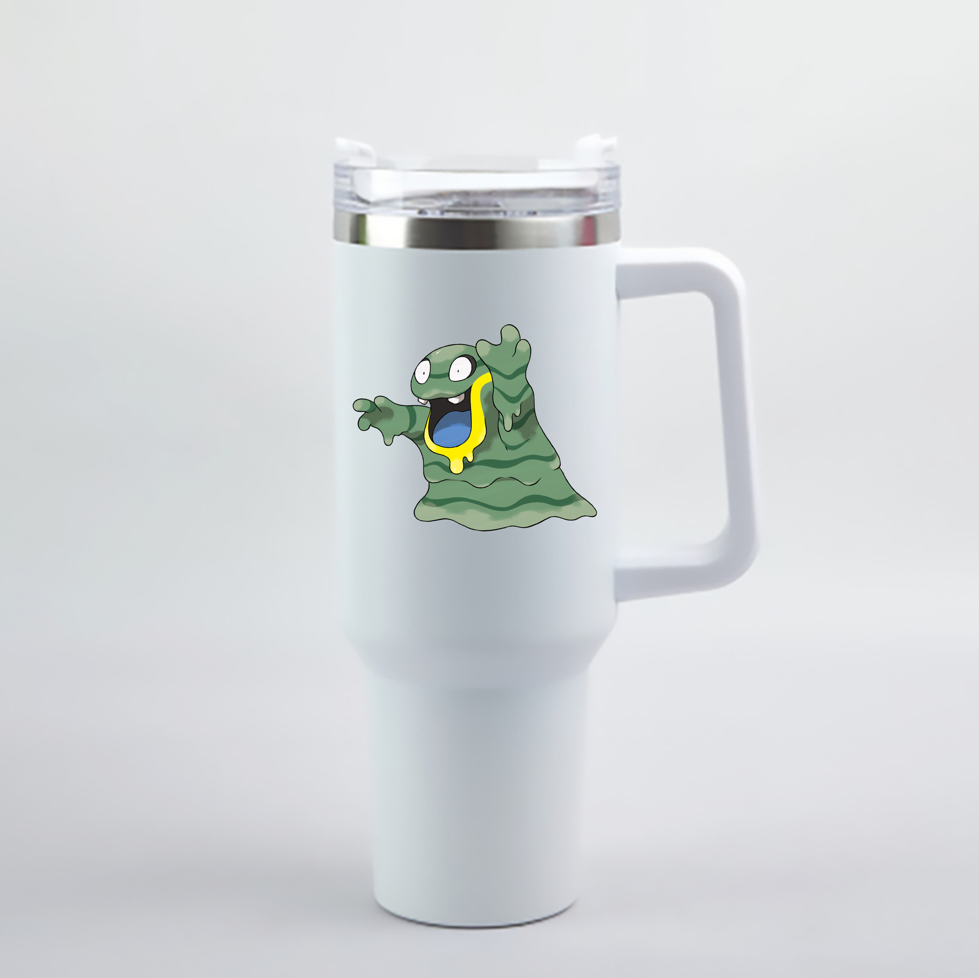 （画像用） ポケットモンスター Pokémon 1200mL車用タンブラー - クリスタルステッカー（プラスチックストロー付き）