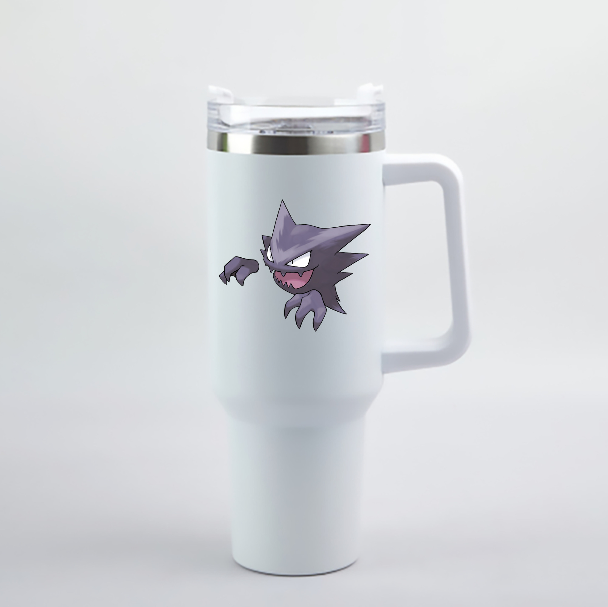 （画像用） ポケットモンスター Pokémon 1200mL車用タンブラー - クリスタルステッカー（プラスチックストロー付き）