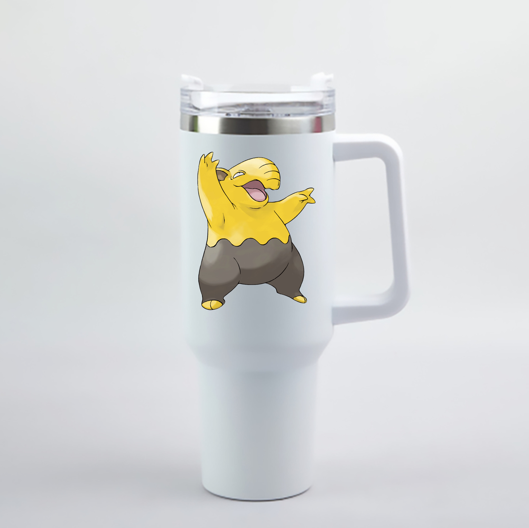 （画像用） ポケットモンスター Pokémon 1200mL車用タンブラー - クリスタルステッカー（プラスチックストロー付き）