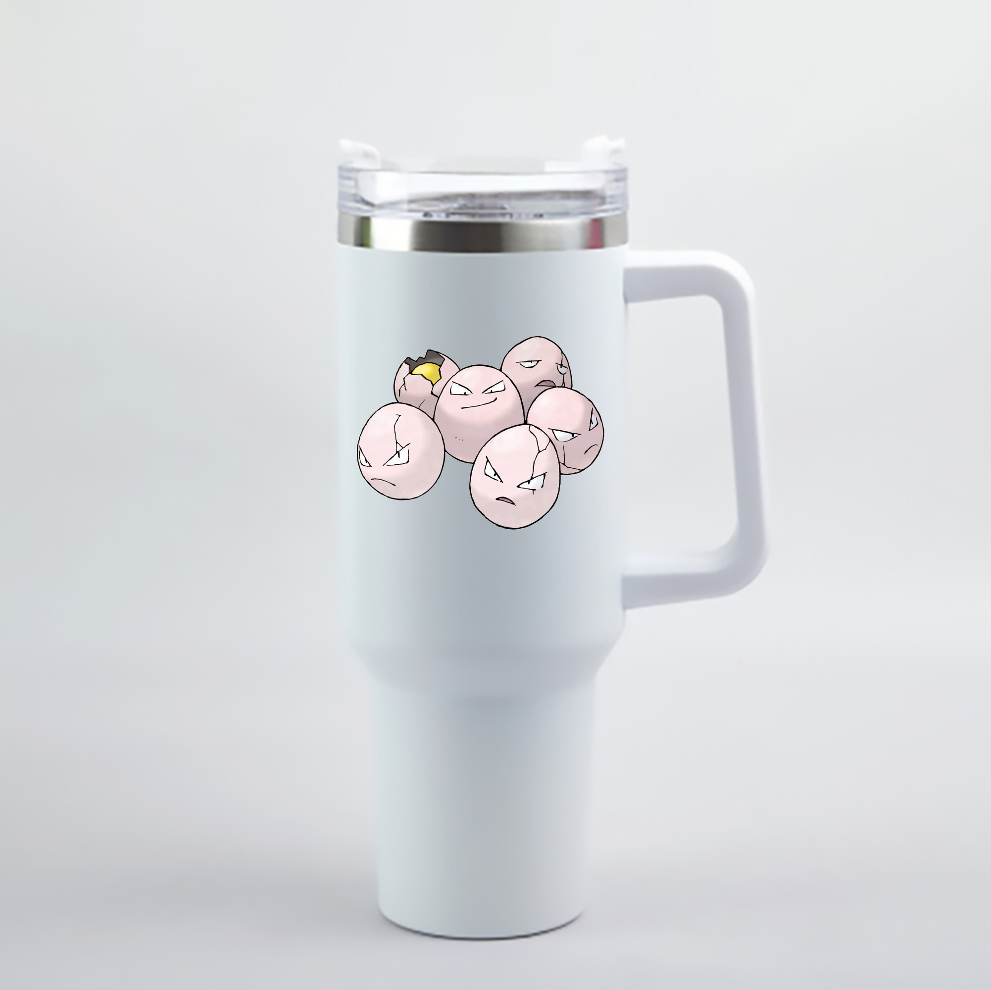 （画像用） ポケットモンスター Pokémon 1200mL車用タンブラー - クリスタルステッカー（プラスチックストロー付き）