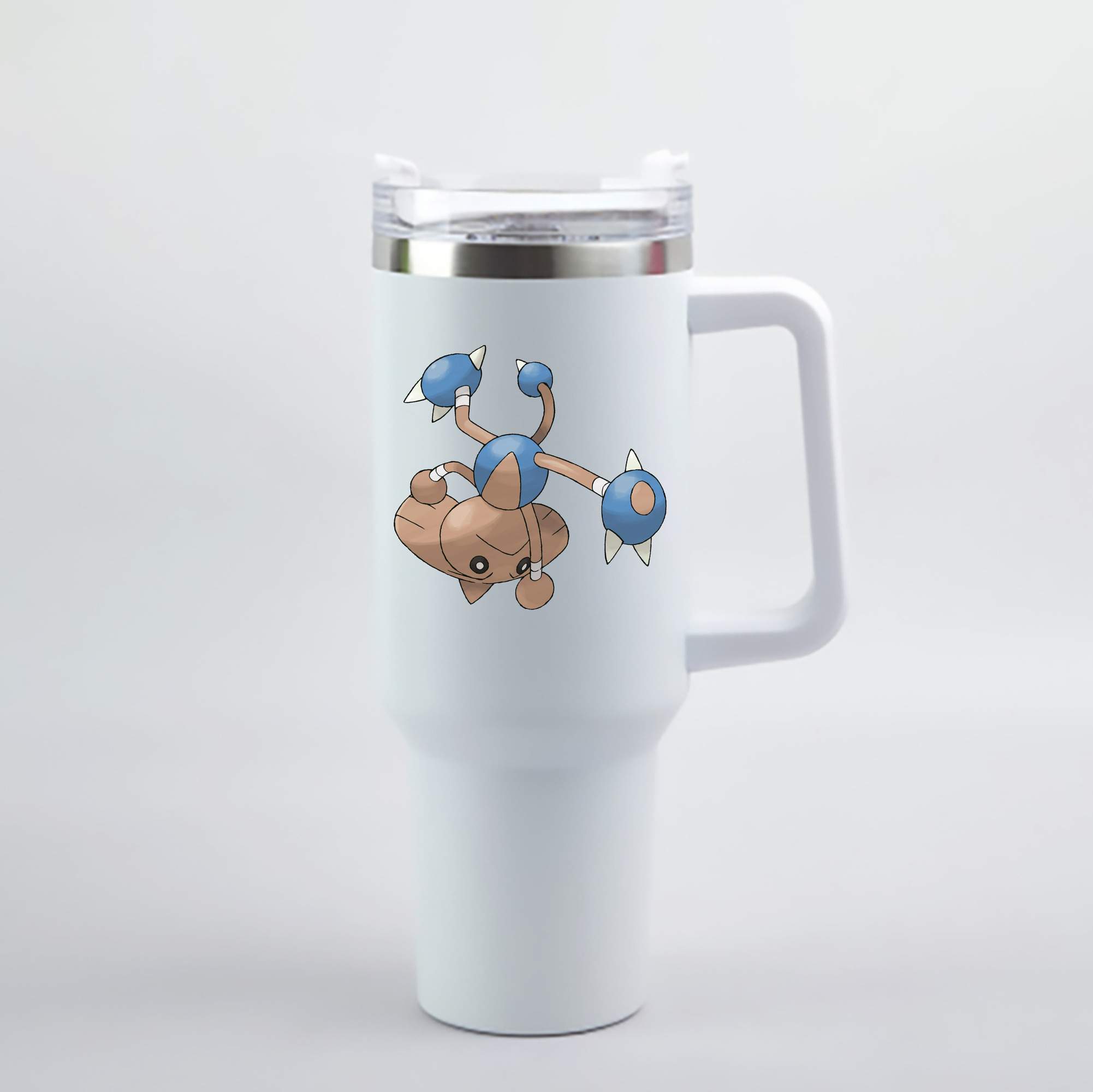 （画像用） ポケットモンスター Pokémon 1200mL車用タンブラー - クリスタルステッカー（プラスチックストロー付き）