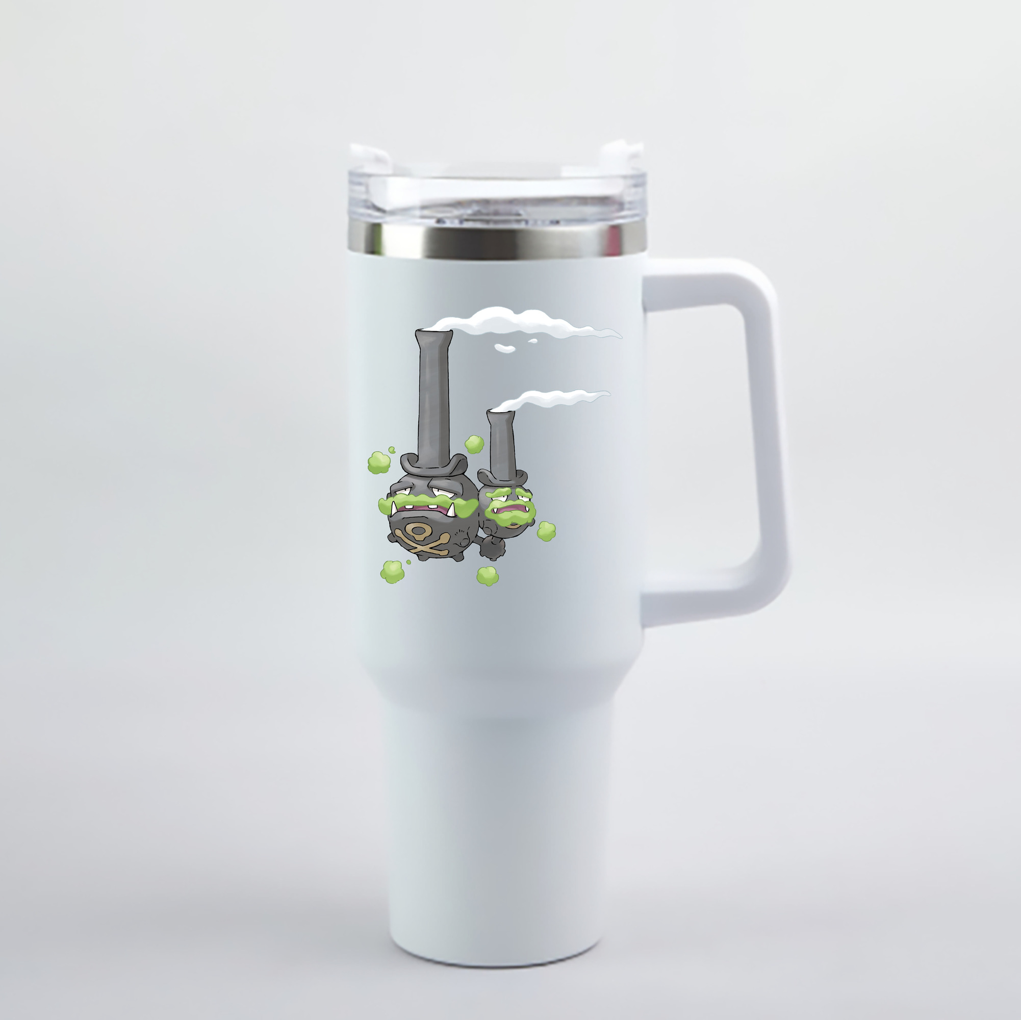 （画像用） ポケットモンスター Pokémon 1200mL車用タンブラー - クリスタルステッカー（プラスチックストロー付き）
