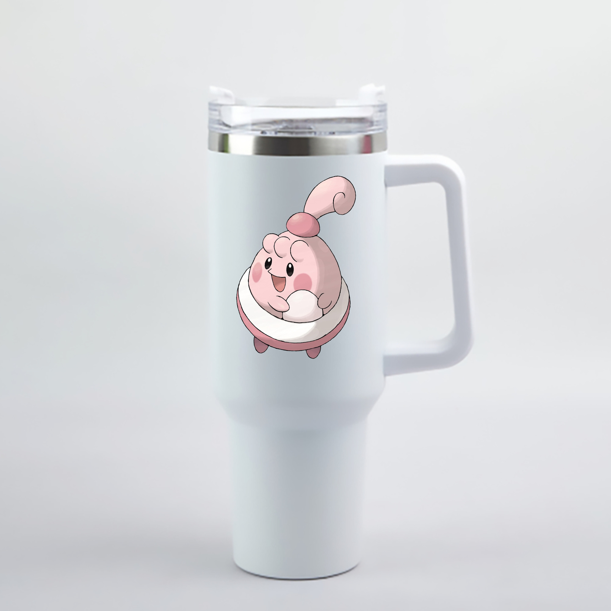 （画像用） ポケットモンスター Pokémon 1200mL車用タンブラー - クリスタルステッカー（プラスチックストロー付き）
