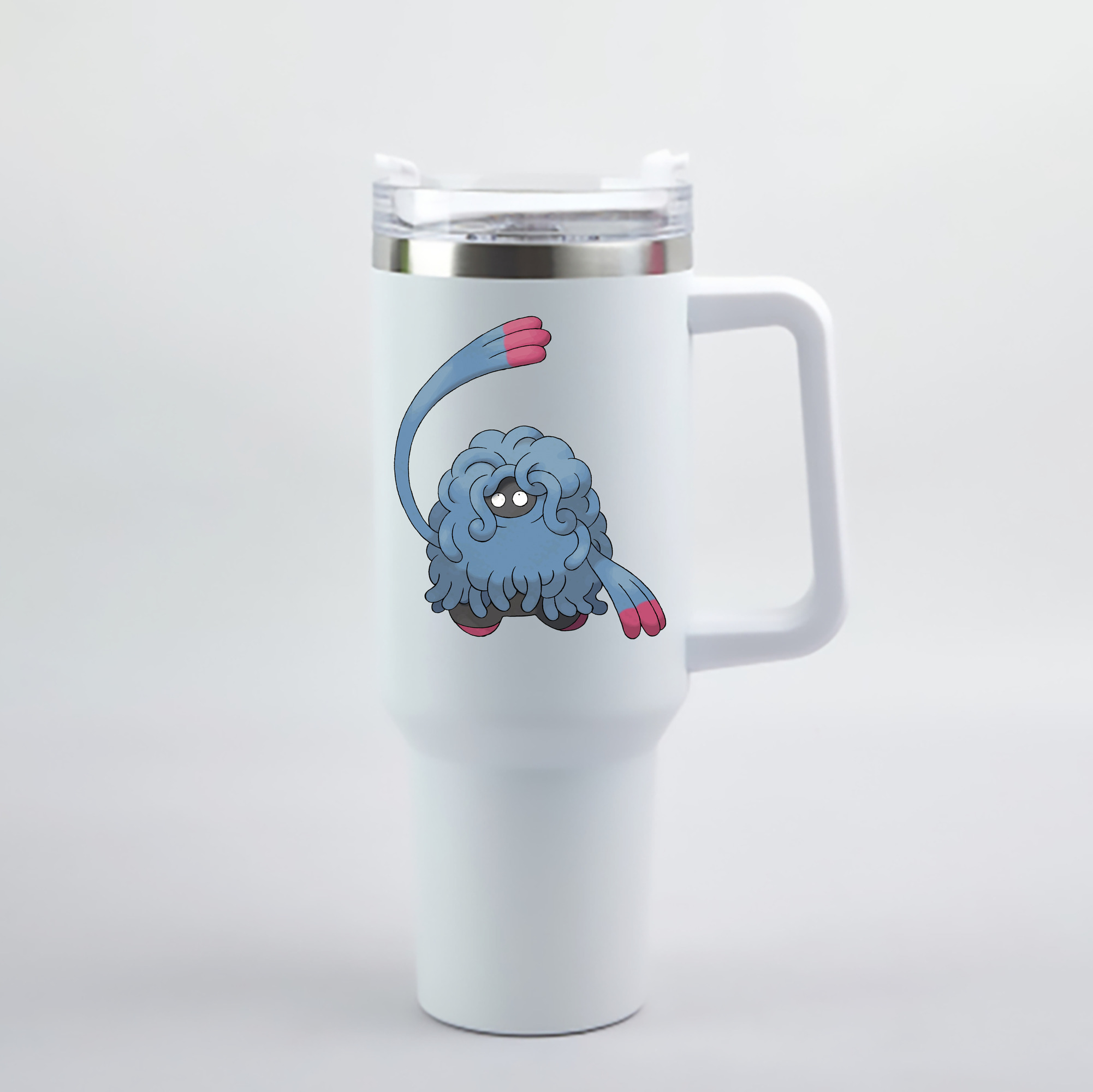 （画像用） ポケットモンスター Pokémon 1200mL車用タンブラー - クリスタルステッカー（プラスチックストロー付き）