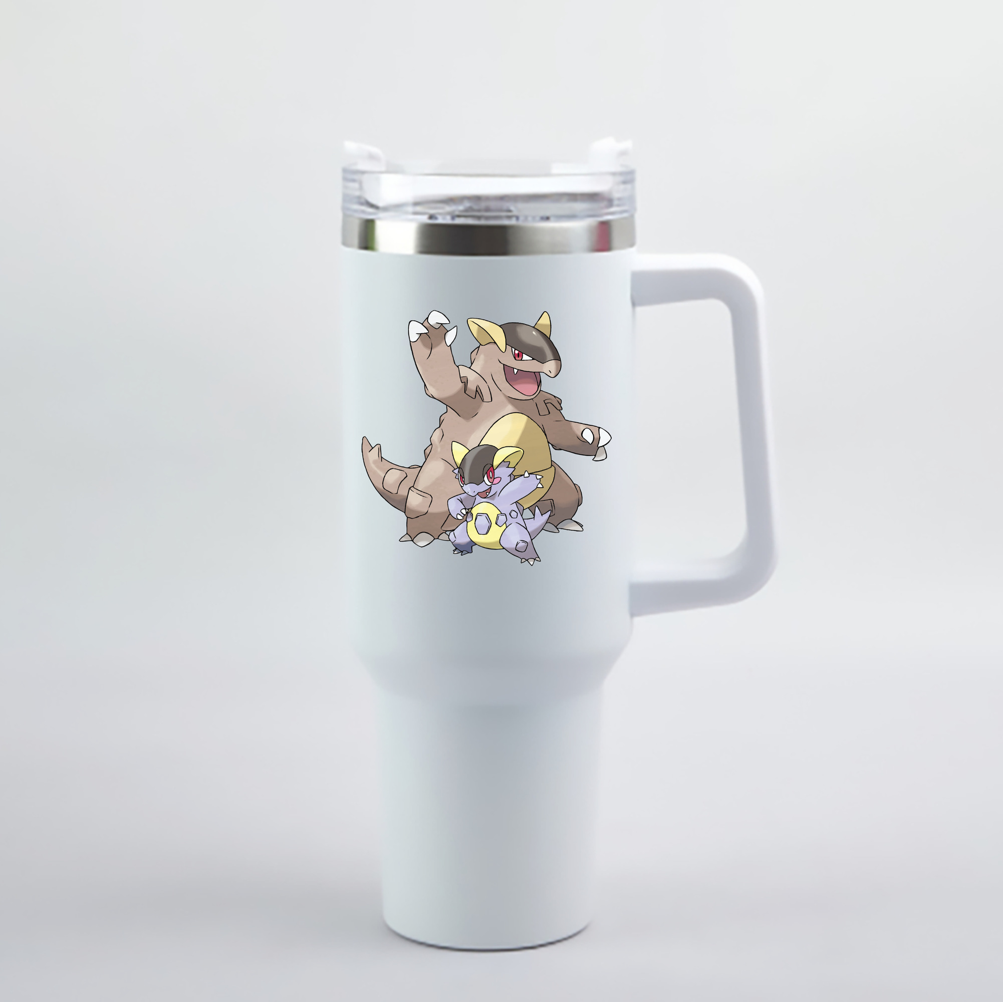 （画像用） ポケットモンスター Pokémon 1200mL車用タンブラー - クリスタルステッカー（プラスチックストロー付き）