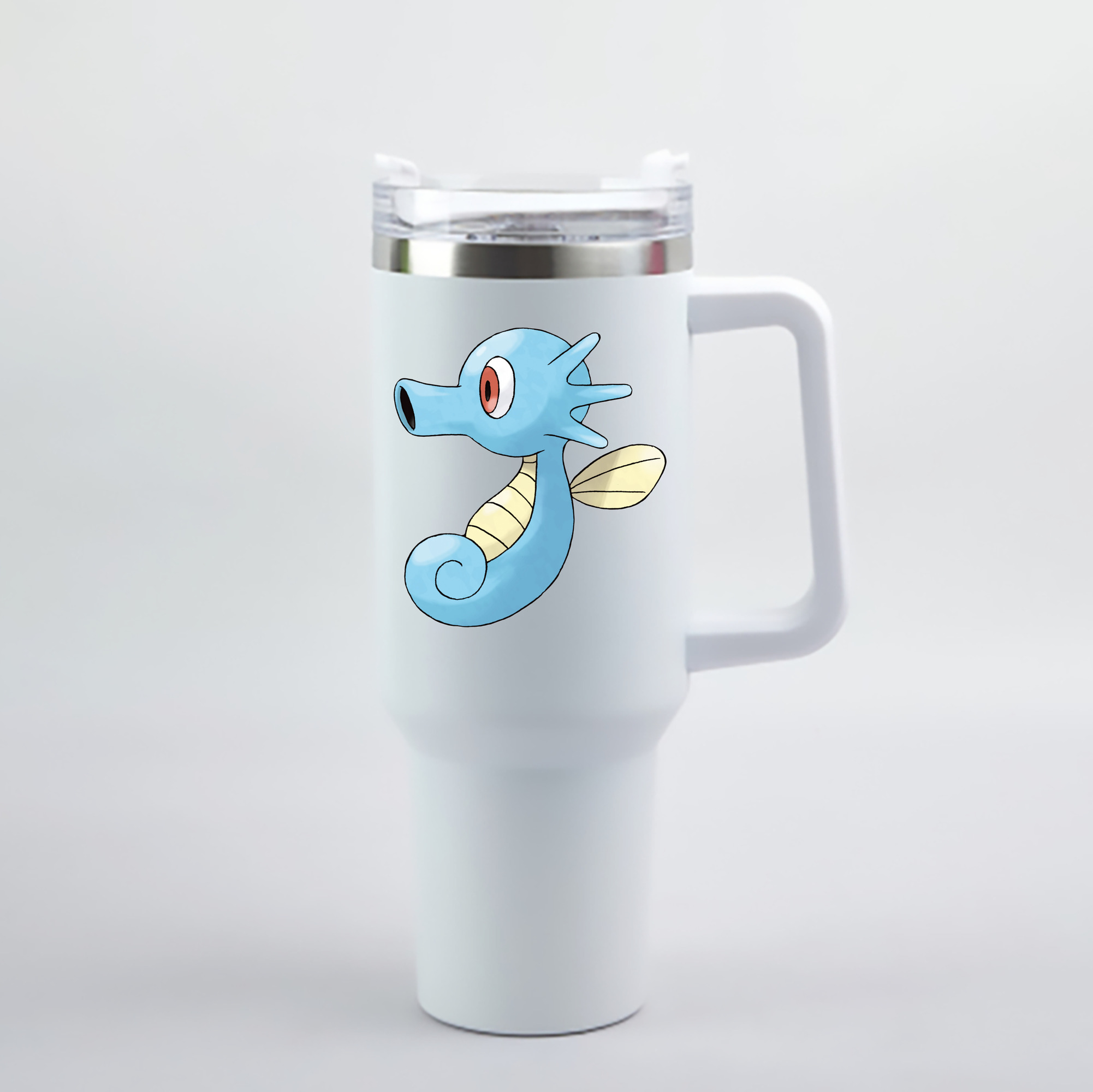 （画像用） ポケットモンスター Pokémon 1200mL車用タンブラー - クリスタルステッカー（プラスチックストロー付き）
