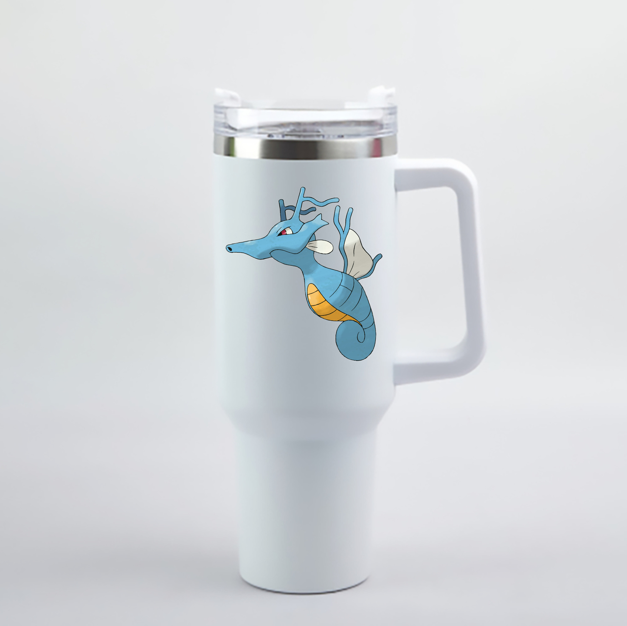 （画像用） ポケットモンスター Pokémon 1200mL車用タンブラー - クリスタルステッカー（プラスチックストロー付き）