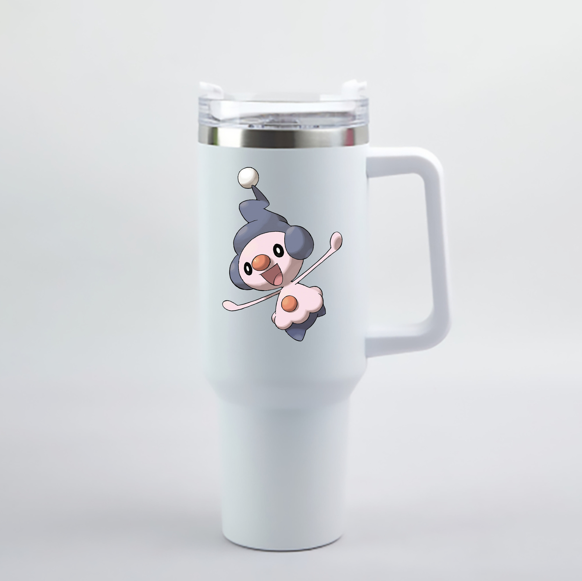 （画像用） ポケットモンスター Pokémon 1200mL車用タンブラー - クリスタルステッカー（プラスチックストロー付き）