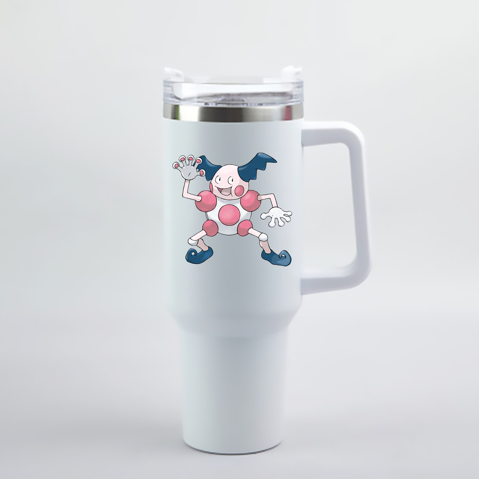 （画像用） ポケットモンスター Pokémon 1200mL車用タンブラー - クリスタルステッカー（プラスチックストロー付き）
