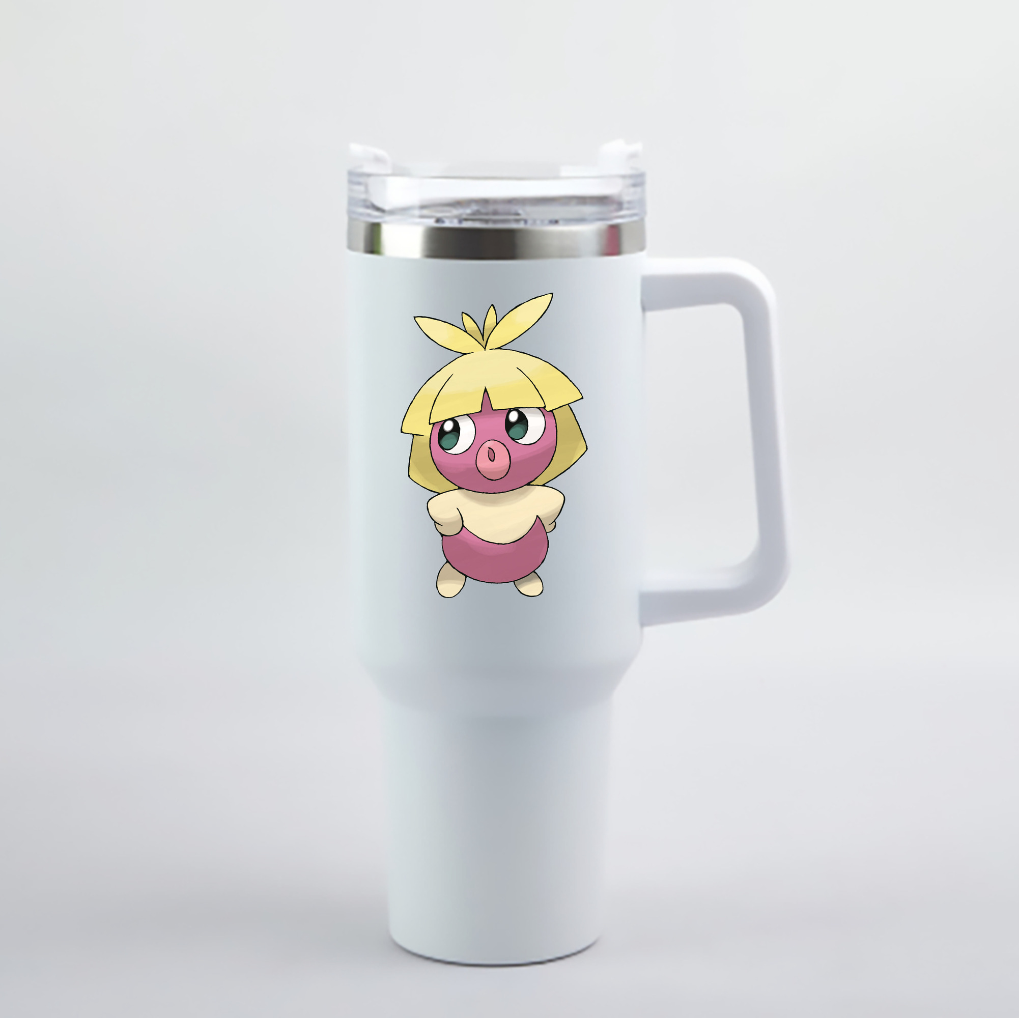 （画像用） ポケットモンスター Pokémon 1200mL車用タンブラー - クリスタルステッカー（プラスチックストロー付き）