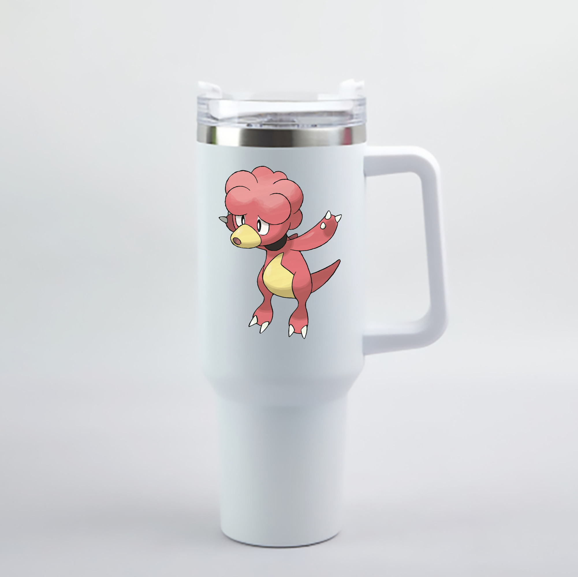 （画像用） ポケットモンスター Pokémon 1200mL車用タンブラー - クリスタルステッカー（プラスチックストロー付き）